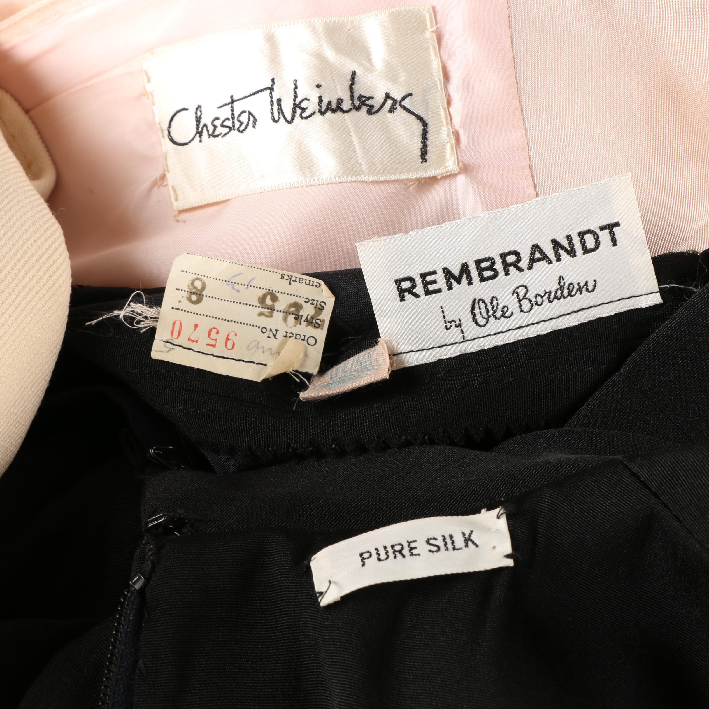 Circa 1960s Rembrandt, Chester Weinberg, Other Cocktail Dresses