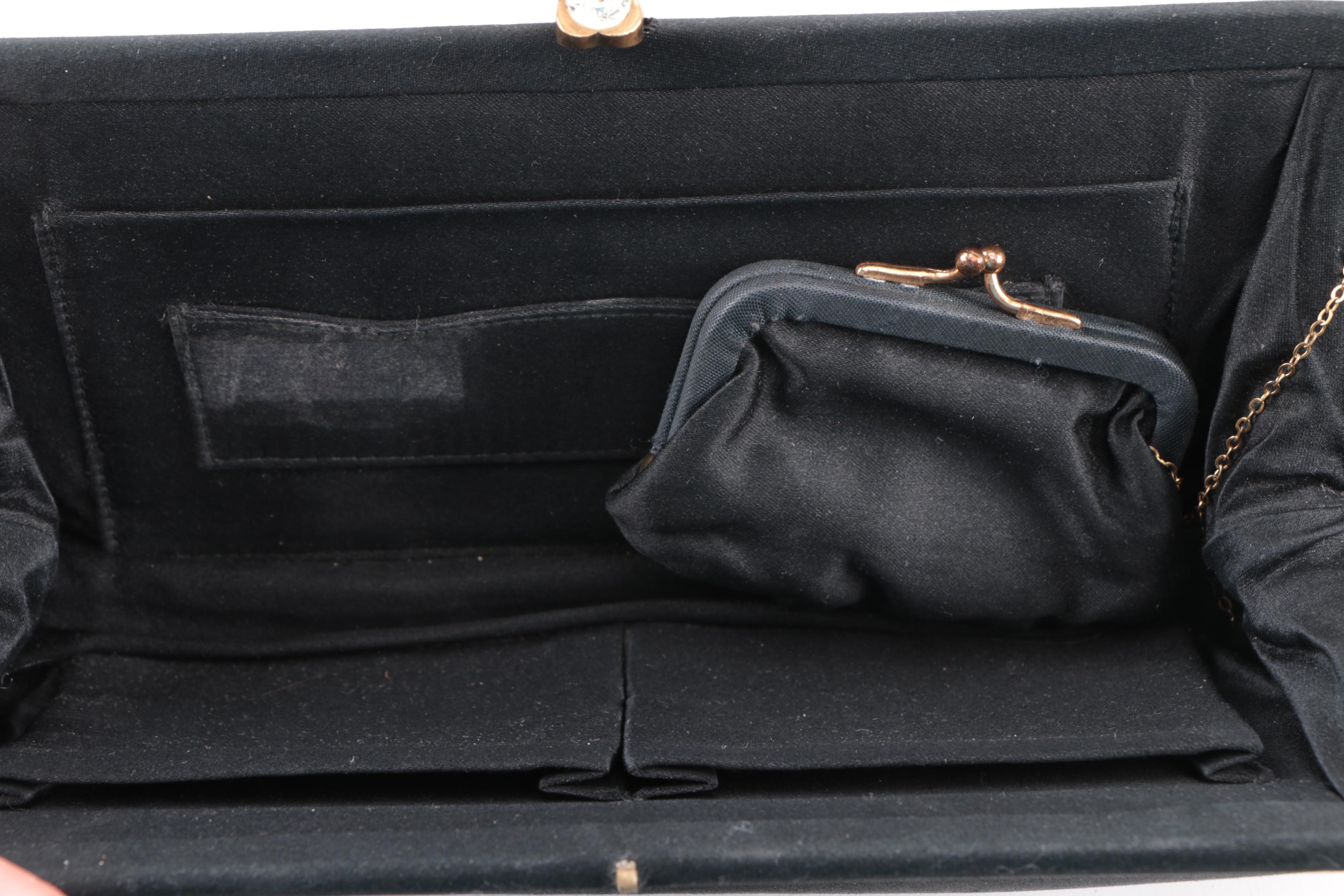 Vintage Black Evening Bags Including Koret, Franco Bellini and Garay