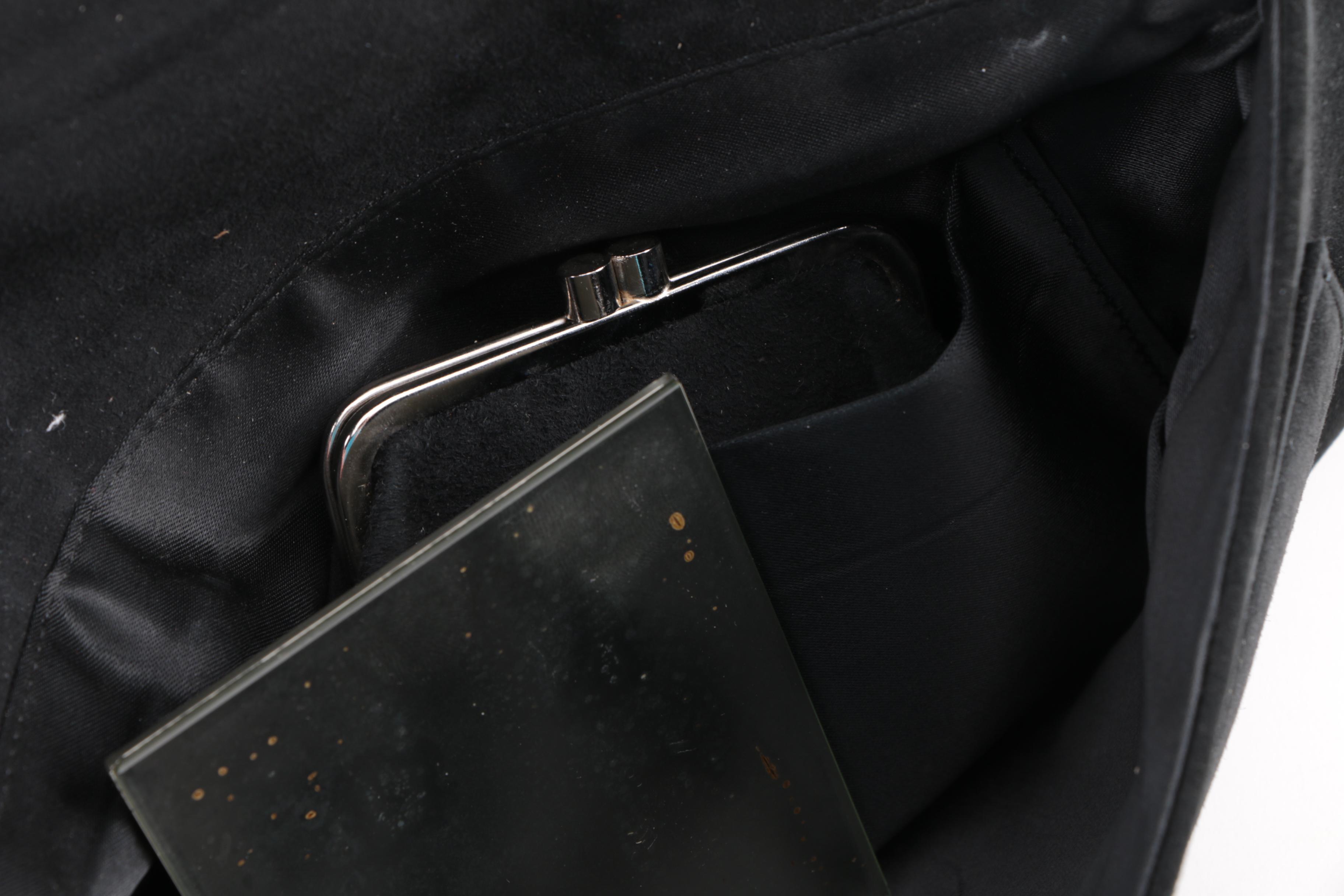 1980s Leather, Suede and Woven Clutches Including Safari