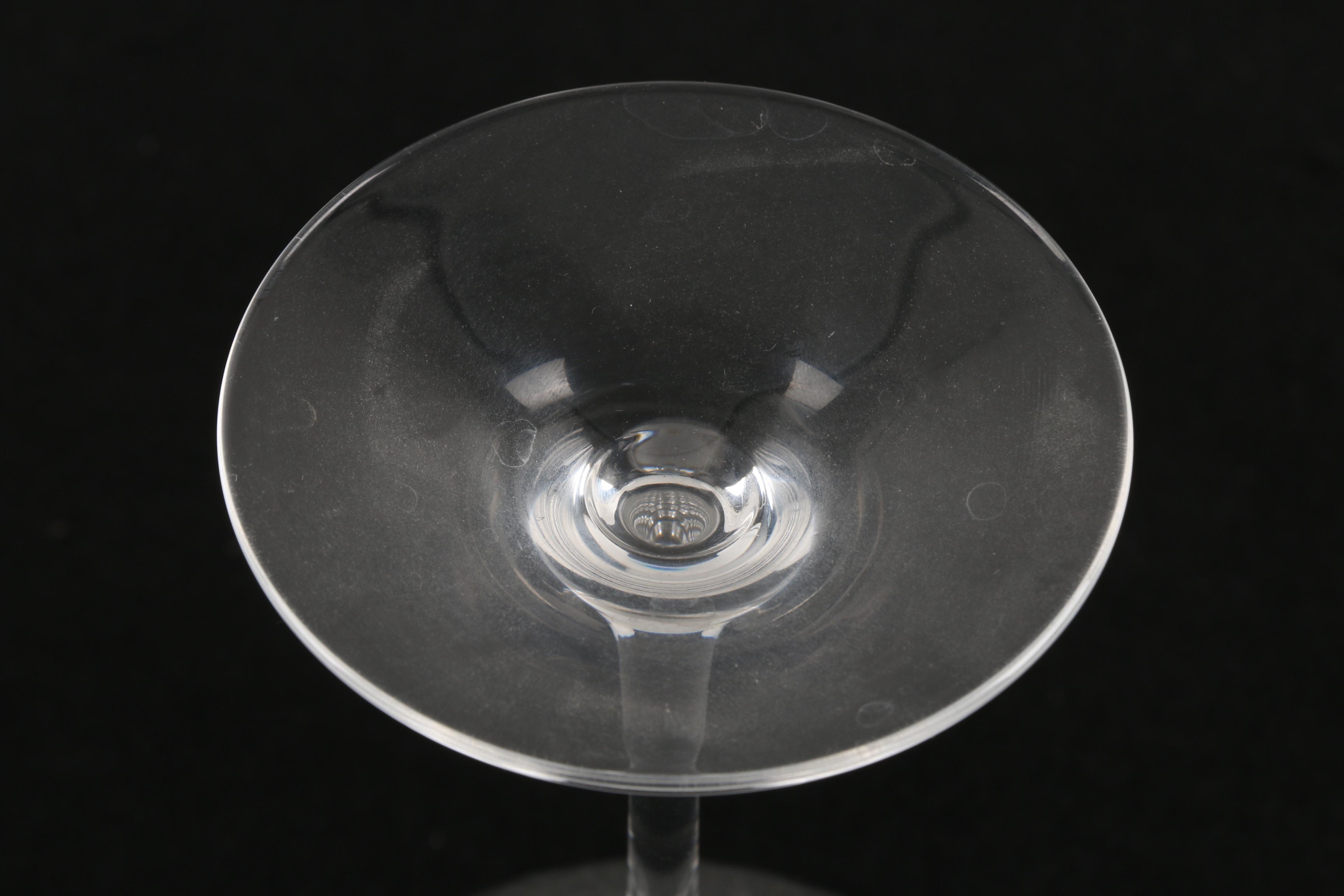 Blown Crystal Wine Goblets