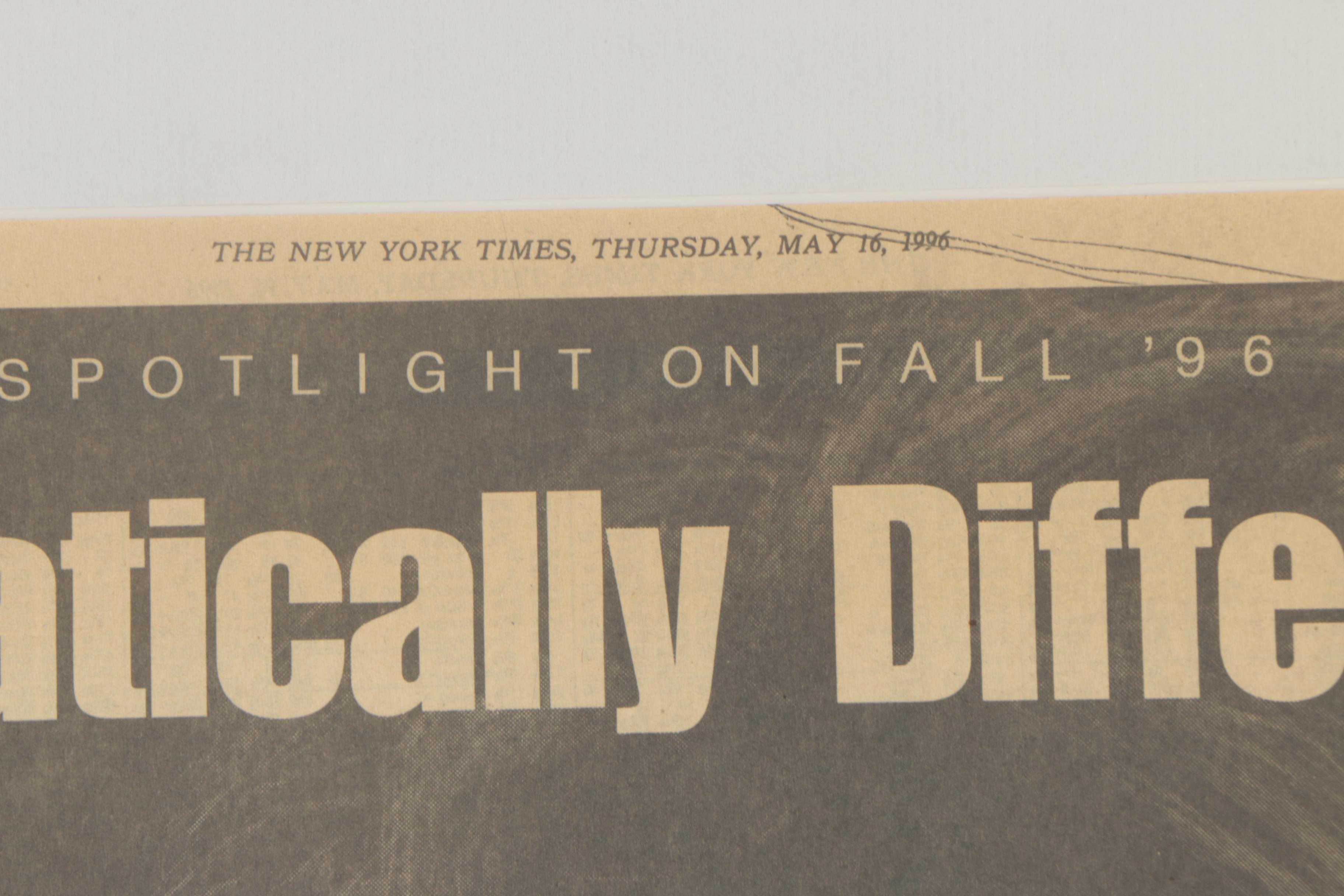 ABC Newspaper Advertisement for Potential Advertisers Featuring "Erica Kane"