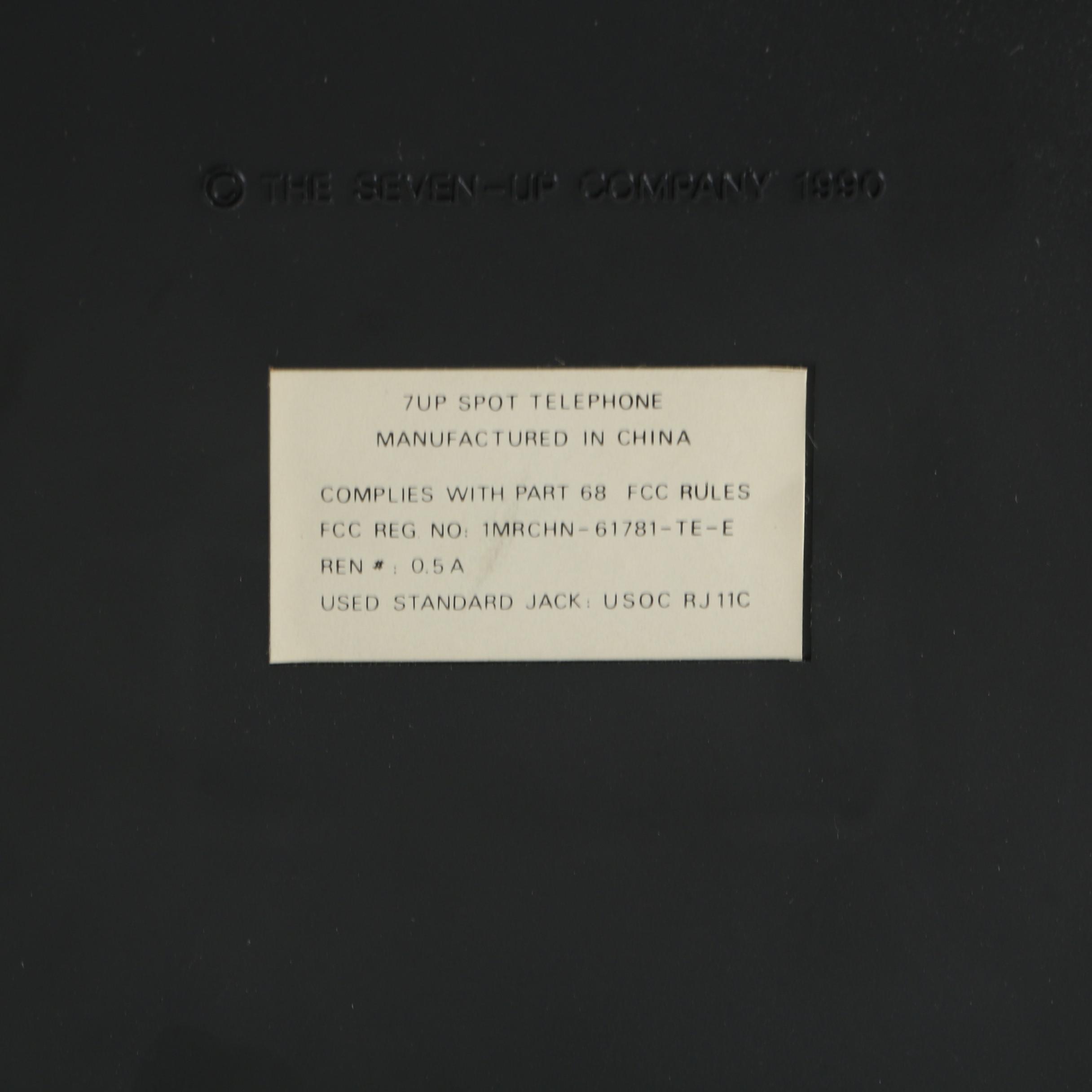 1990 7-UP Spot Telephone