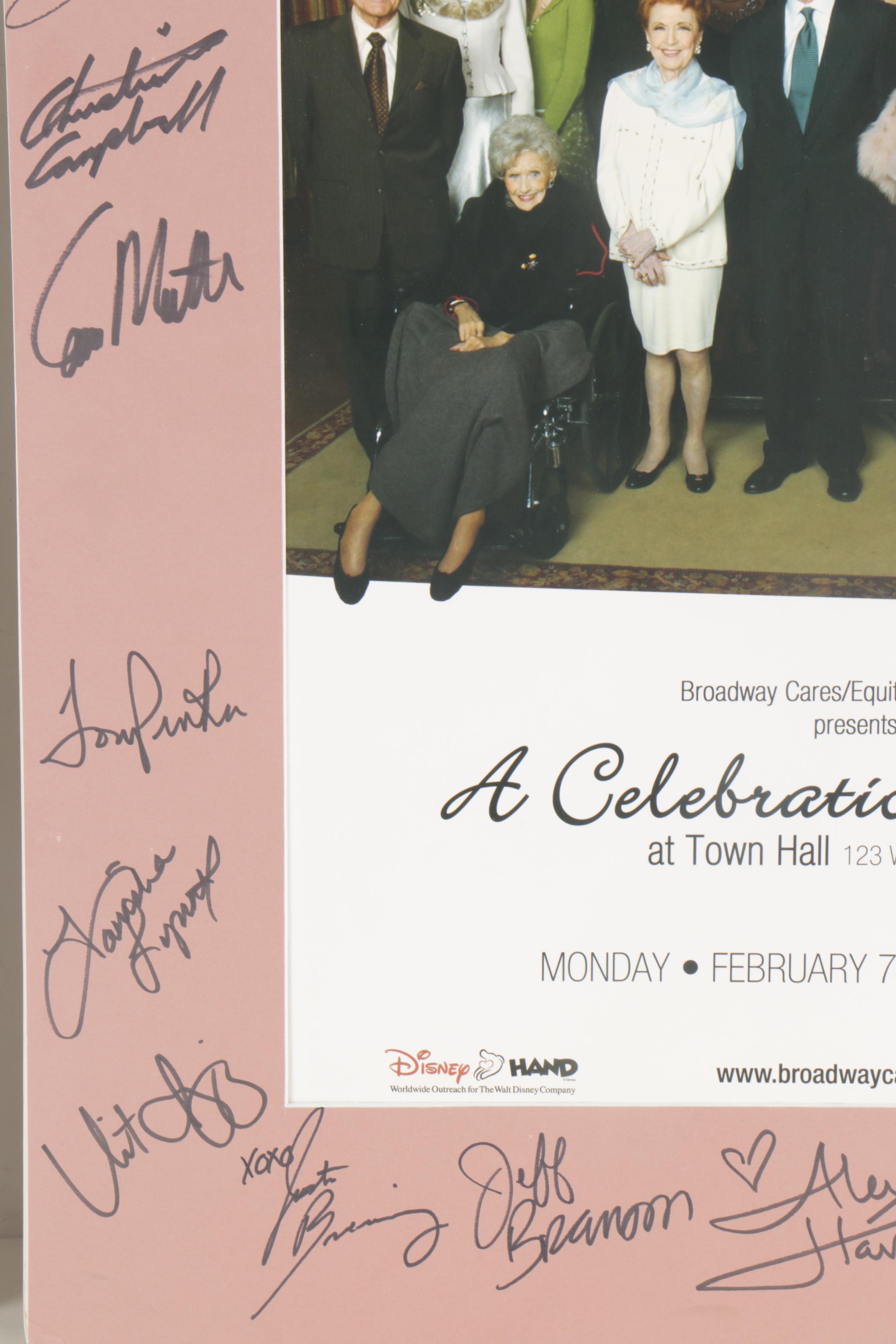 "All My Children" 25th and 35th Anniversary Autographed Memorabilia