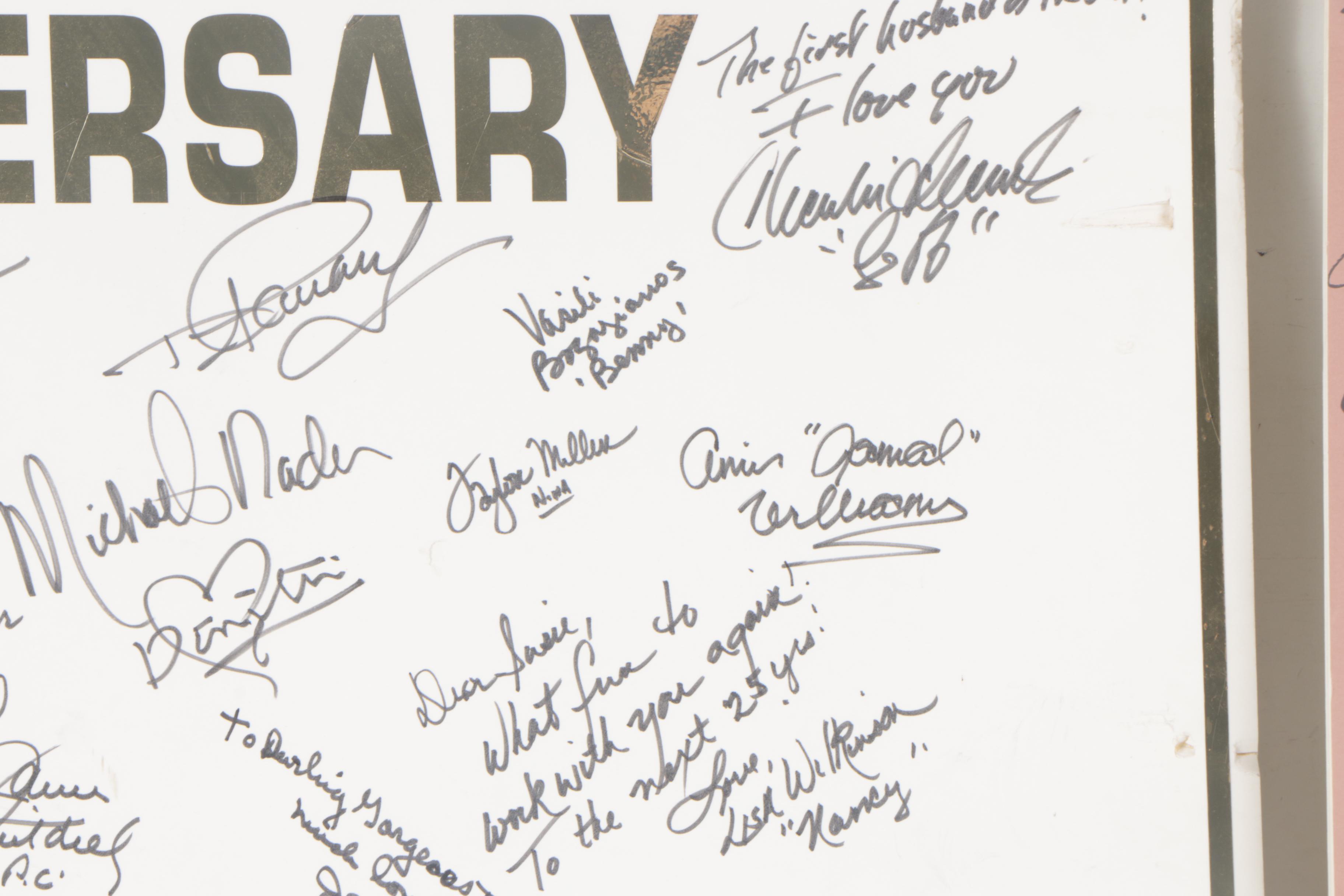 "All My Children" 25th and 35th Anniversary Autographed Memorabilia