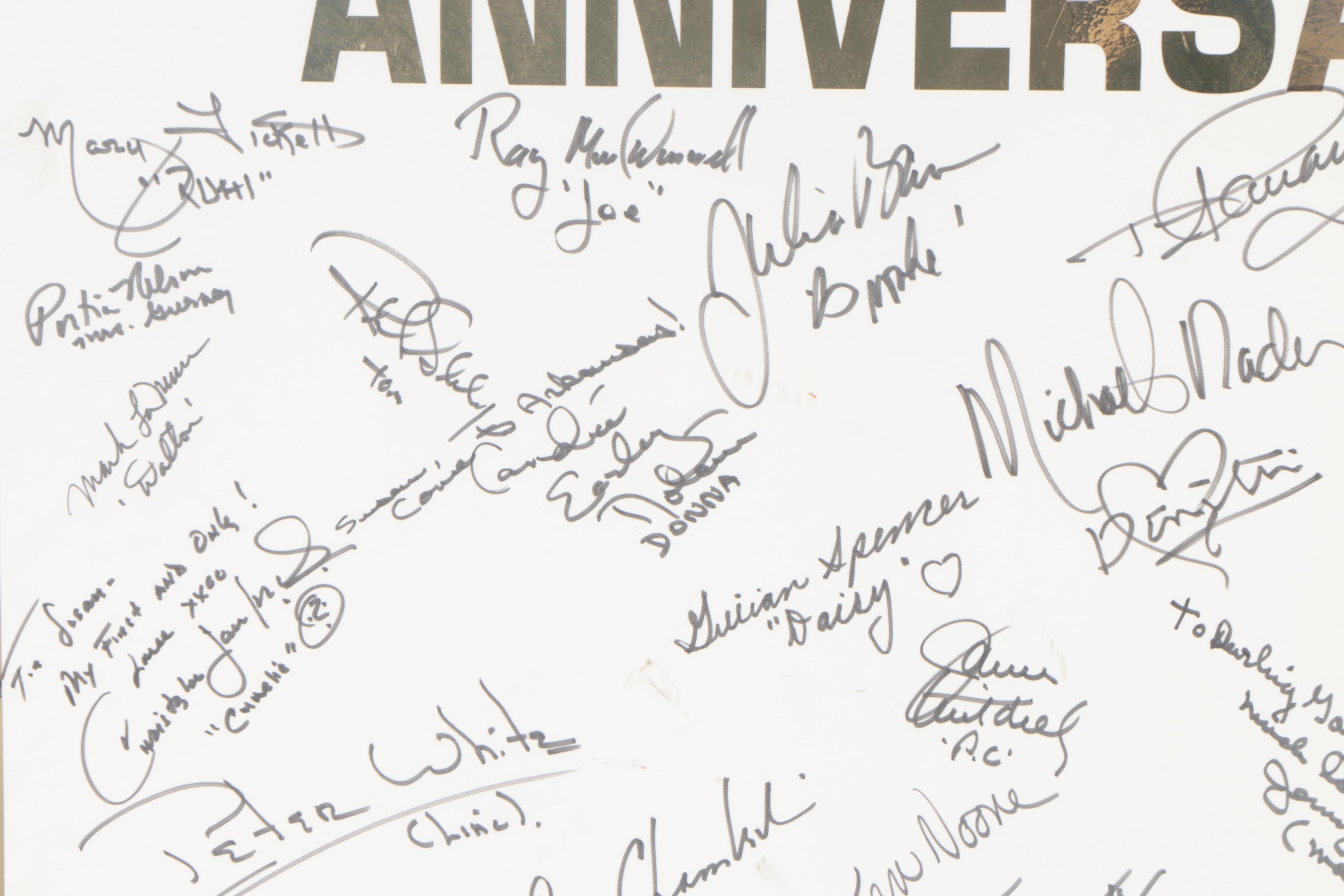 "All My Children" 25th and 35th Anniversary Autographed Memorabilia