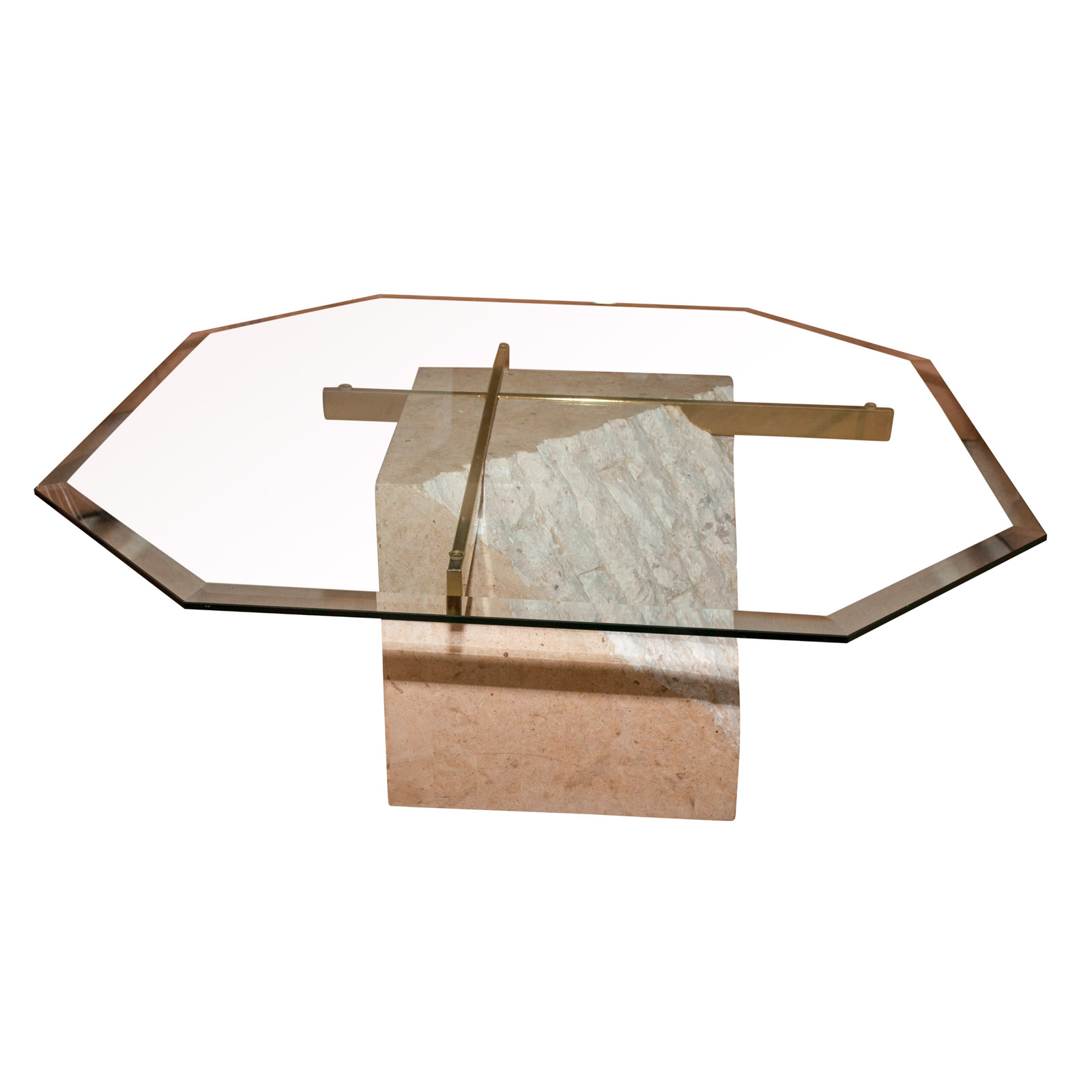 Contemporary Glass Top Coffee Table