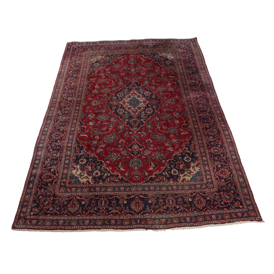 Vintage Hand-Knotted Persian Rug