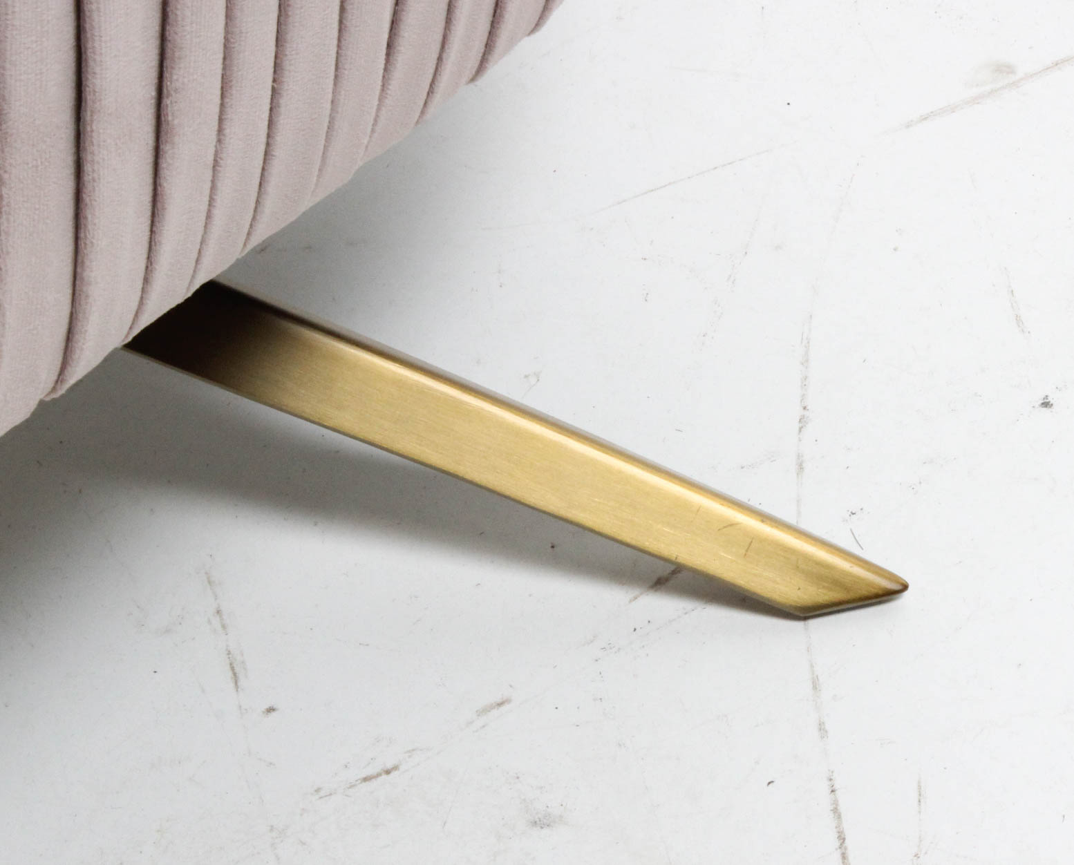 West Elm Mid Century Modern-Style Pleated Velvet Armchair