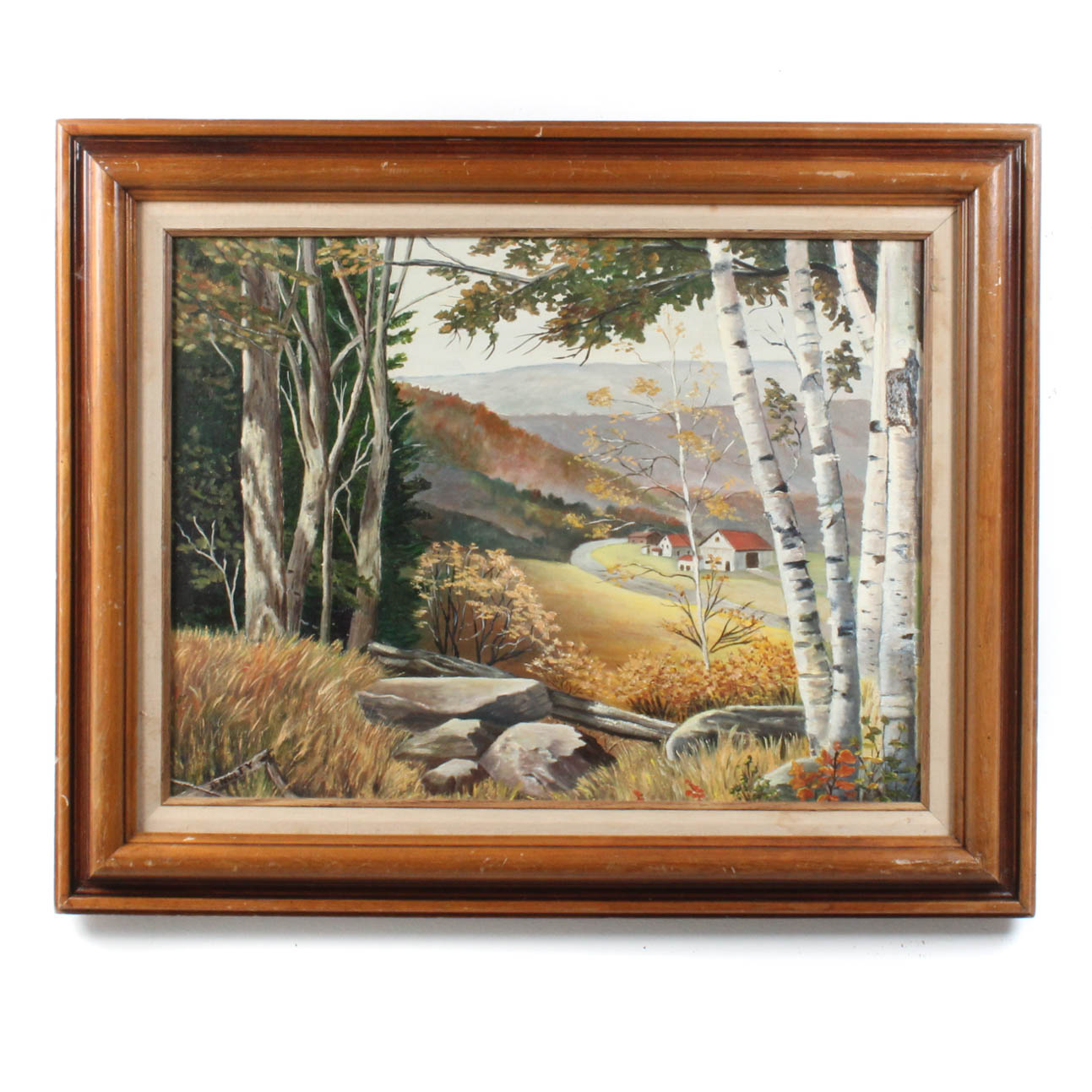 D. Nulty Acrylic Rural Landscape