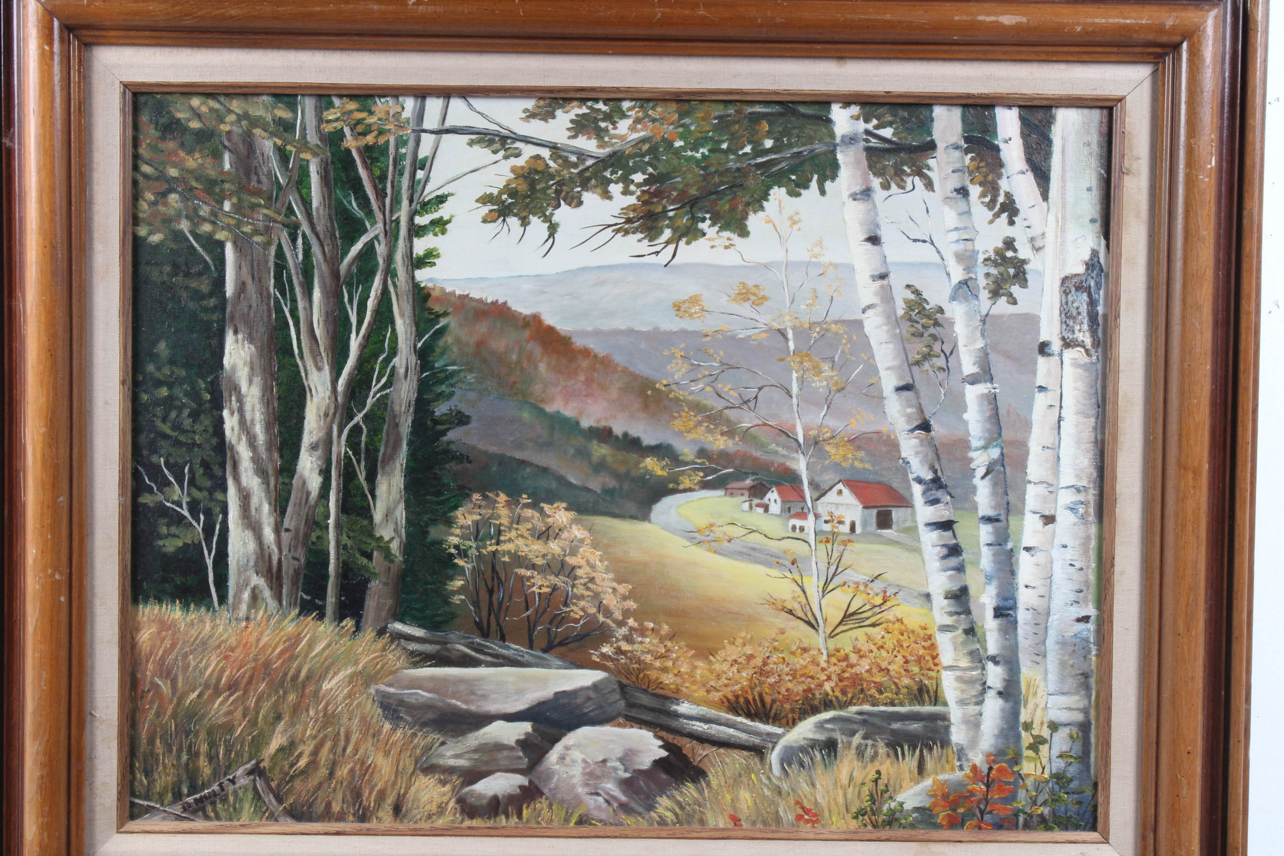 D. Nulty Acrylic Rural Landscape