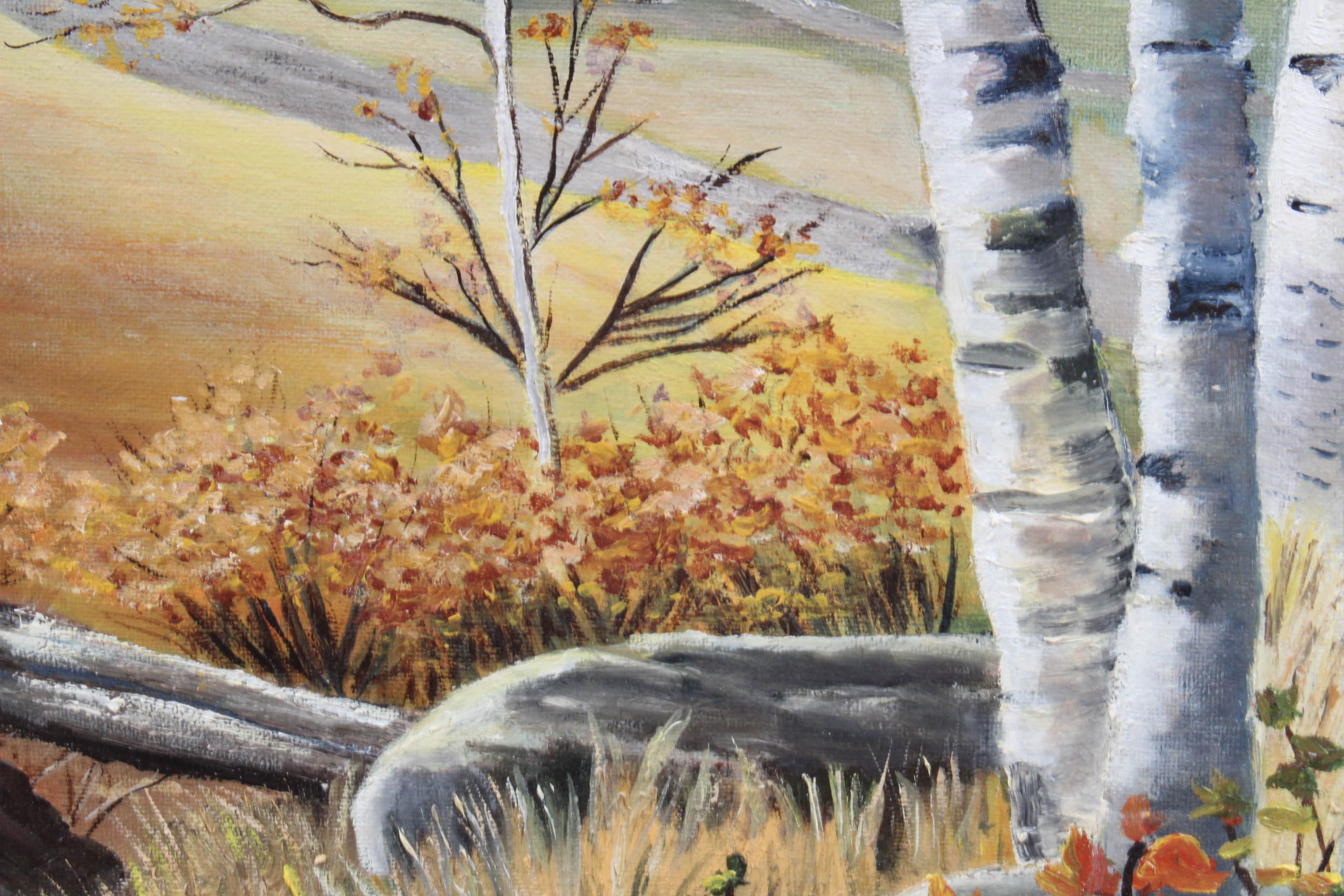 D. Nulty Acrylic Rural Landscape