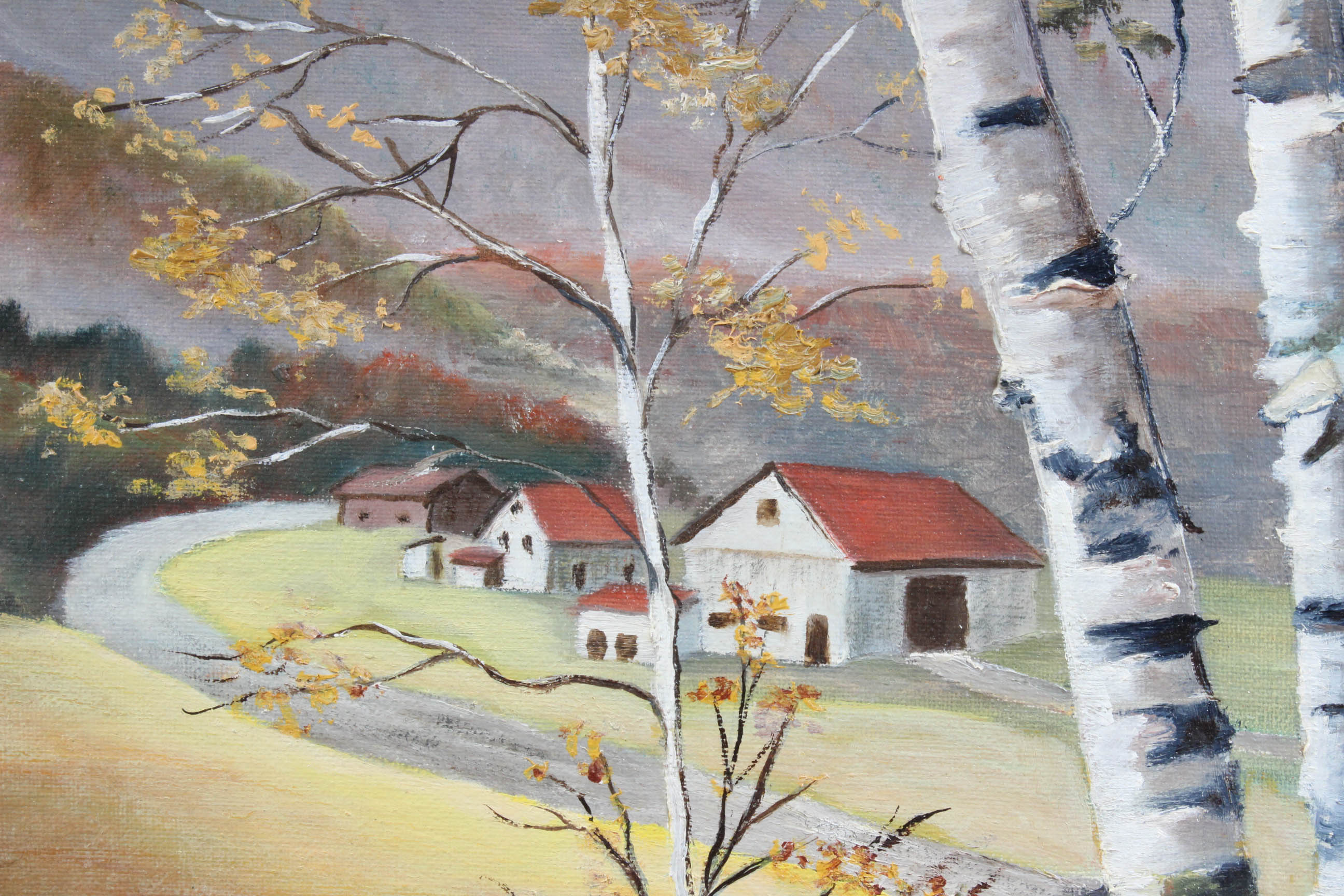 D. Nulty Acrylic Rural Landscape