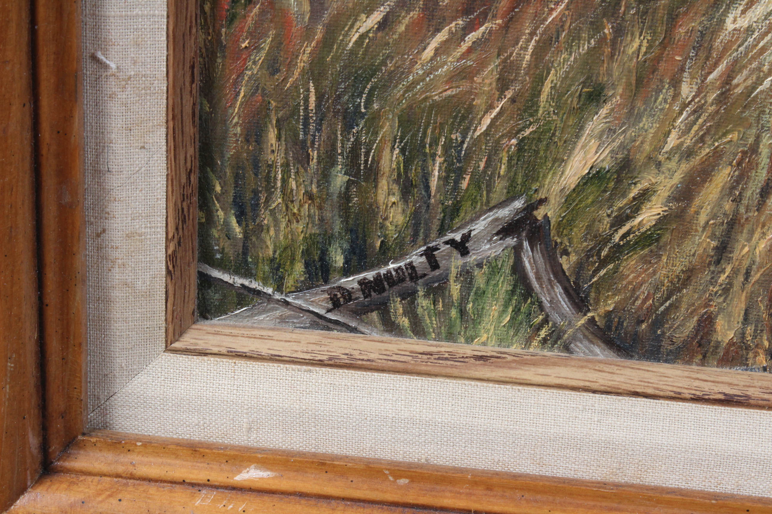 D. Nulty Acrylic Rural Landscape