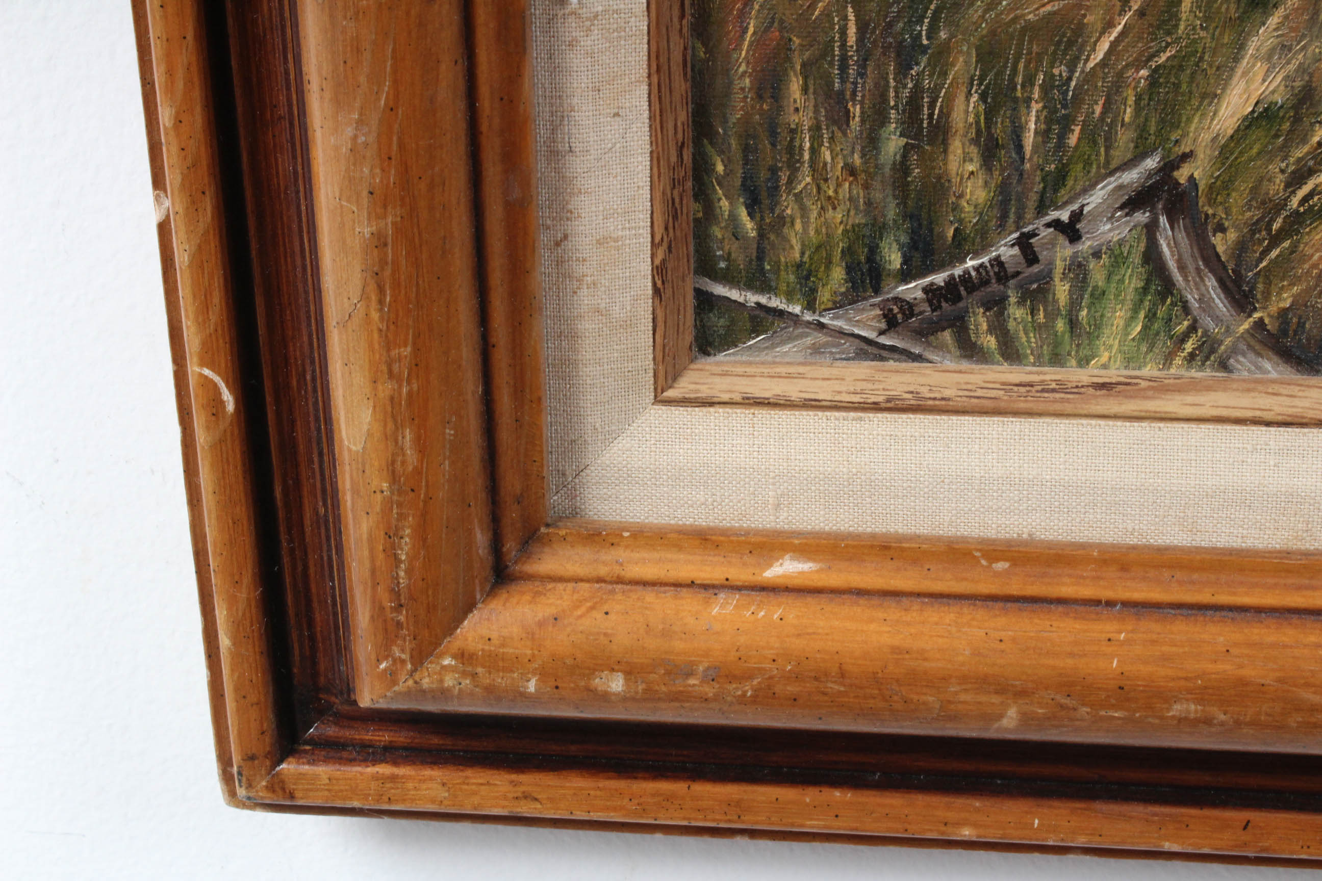 D. Nulty Acrylic Rural Landscape