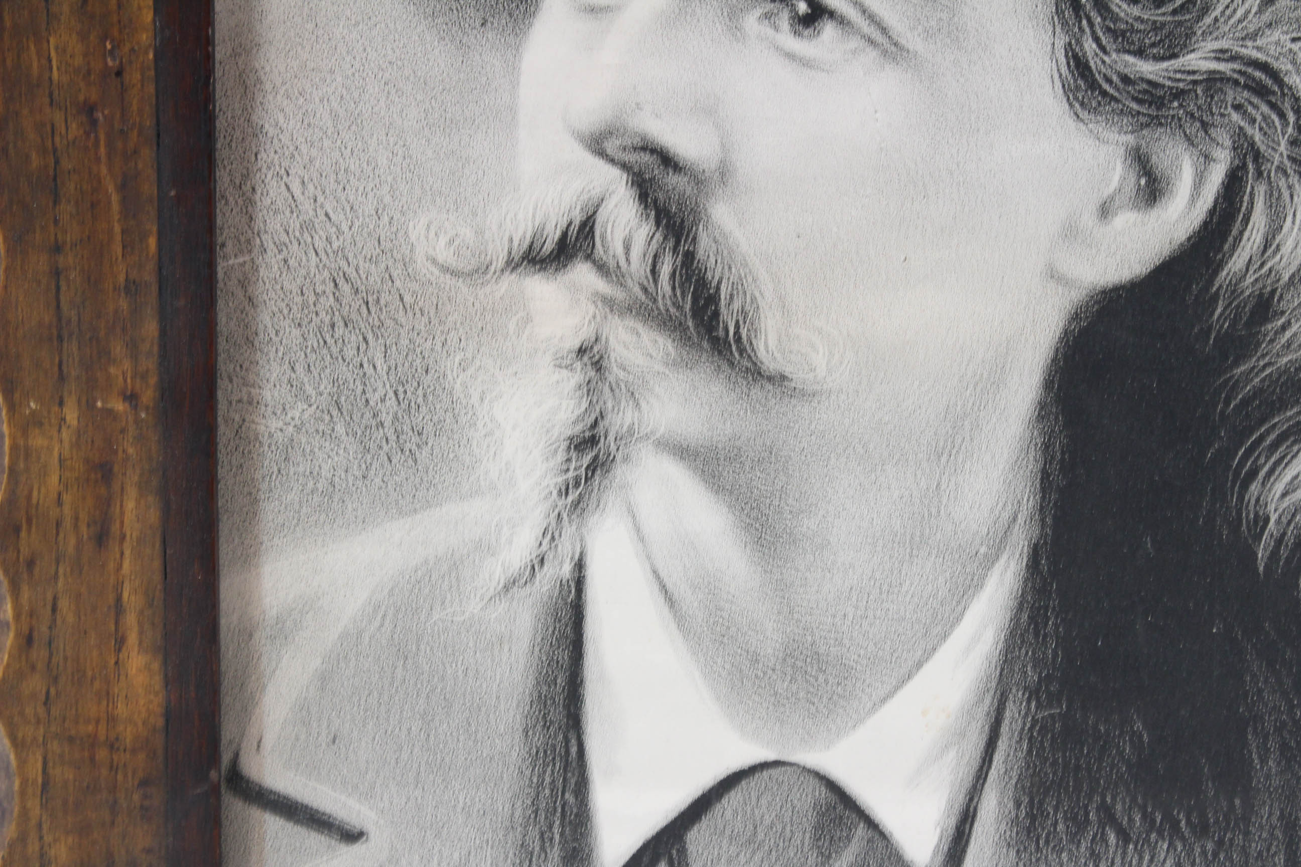 Antique Buffalo Bill Cody Portrait Lithograph