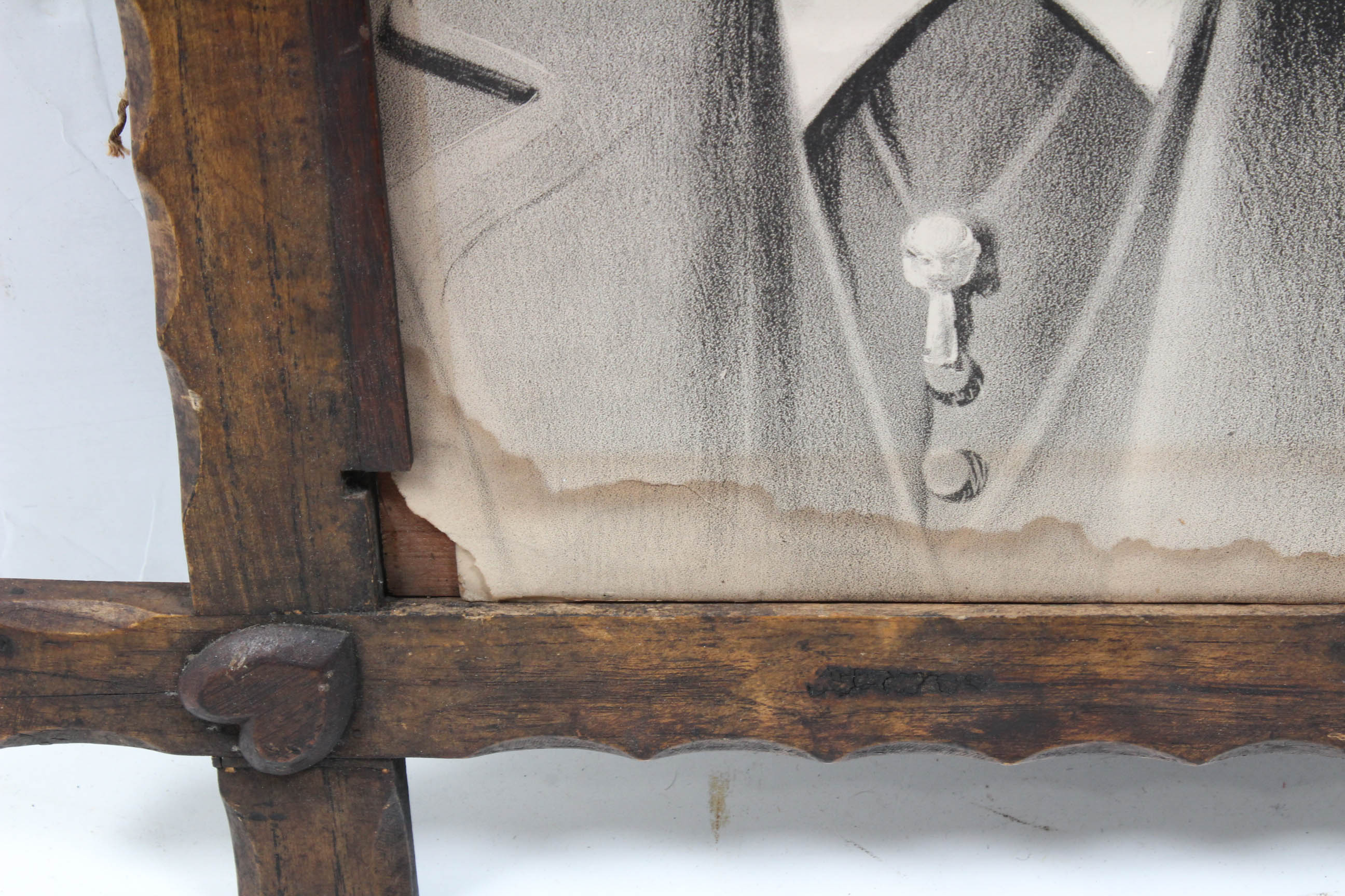 Antique Buffalo Bill Cody Portrait Lithograph