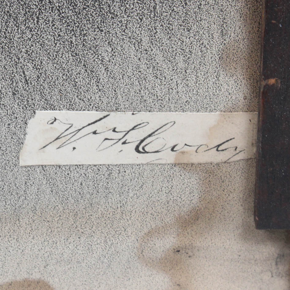 Antique Buffalo Bill Cody Portrait Lithograph