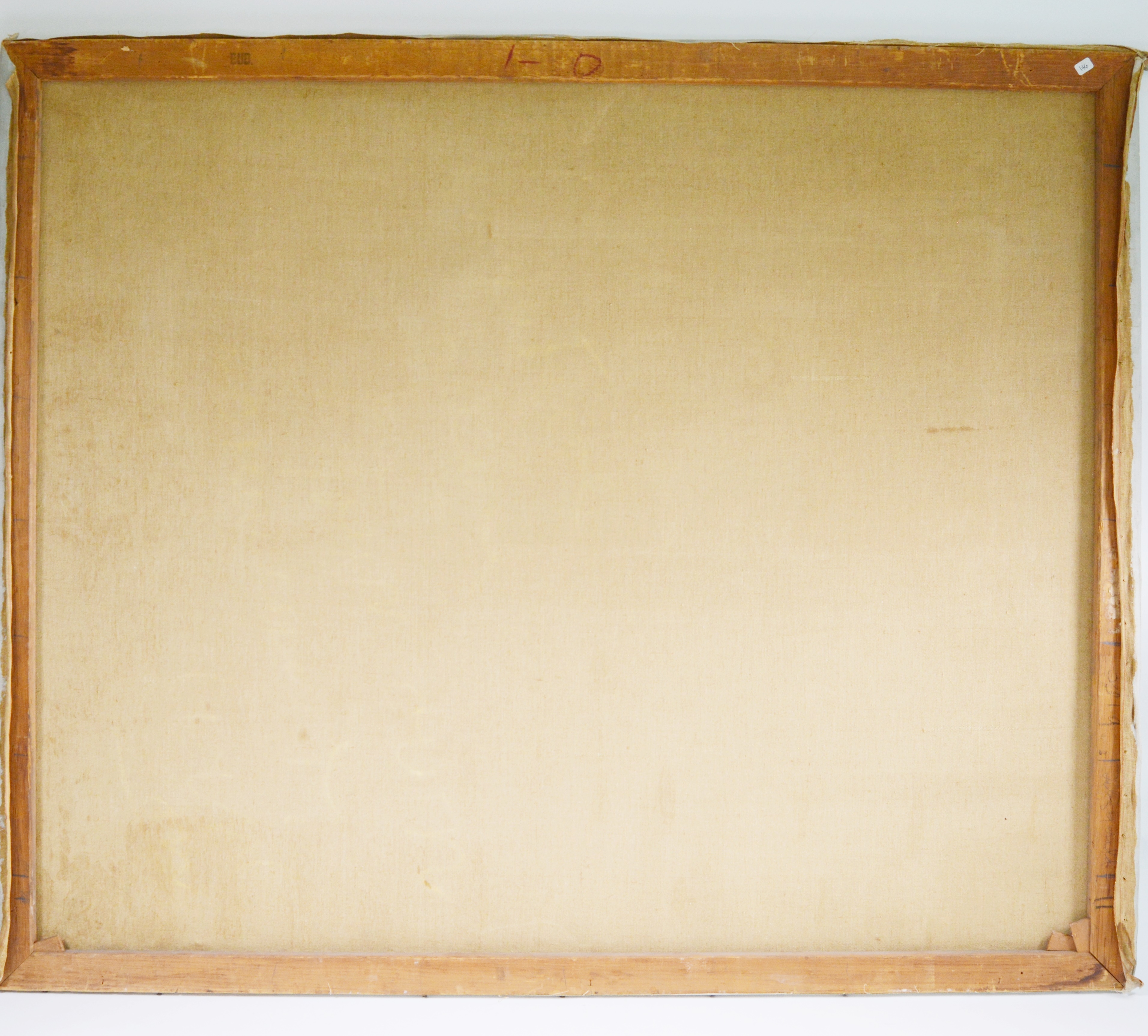 Edmond J. Fitzgerald Oil Painting of the Artist in His Studio