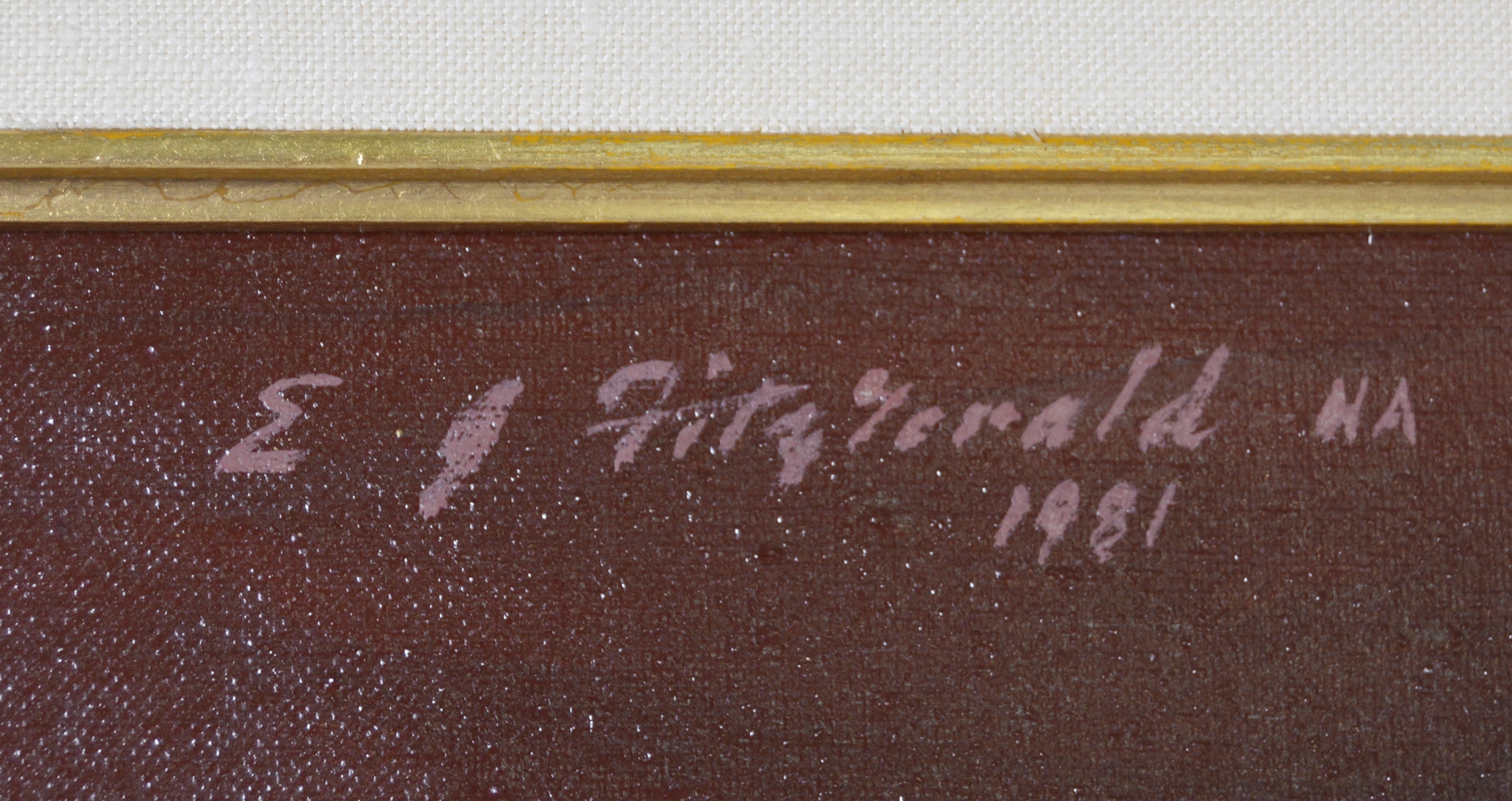 Edmond J. Fitzgerald Oil Painting