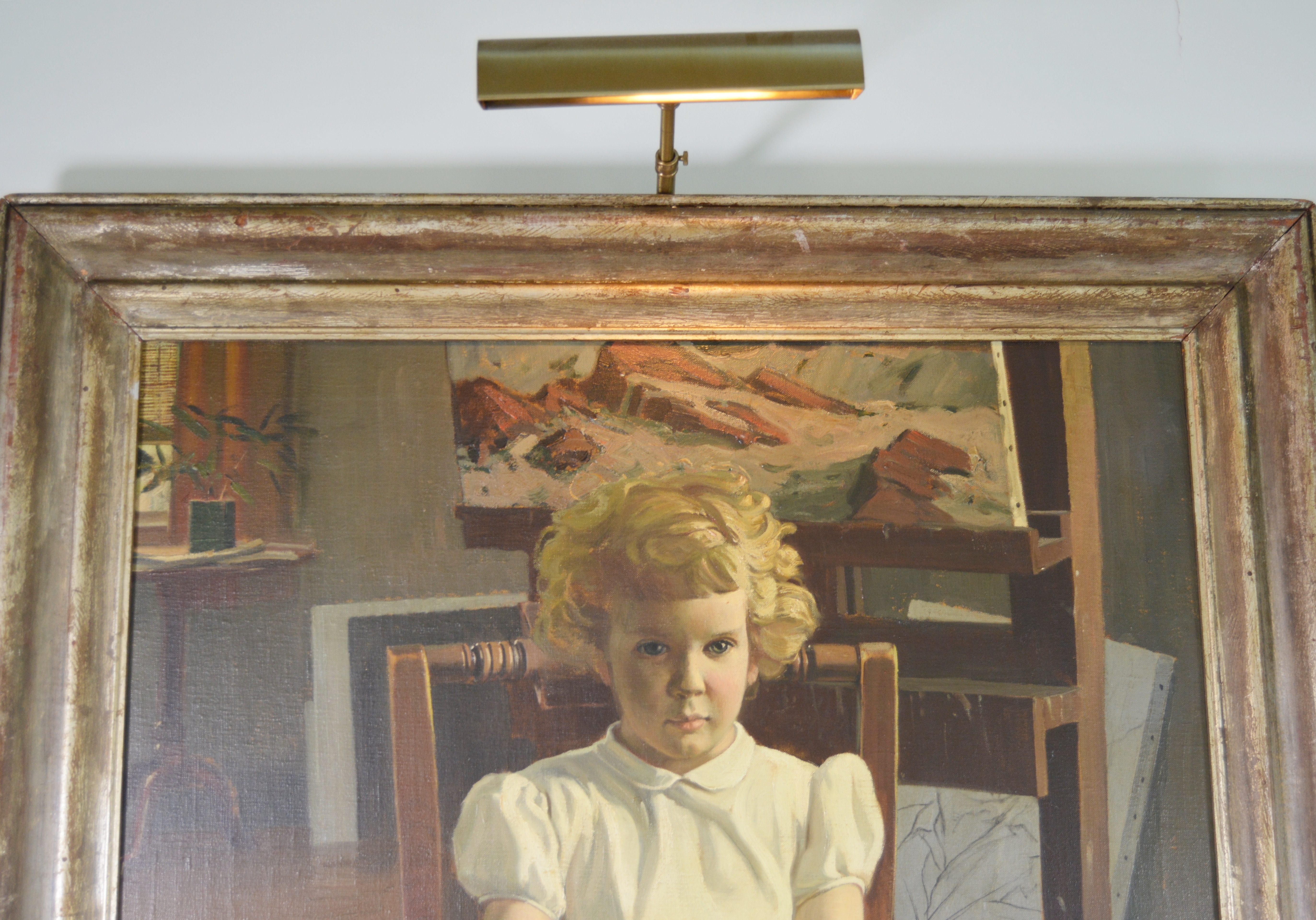 Edmond J. Fitzgerald Oil Painting "Portrait of Desme"