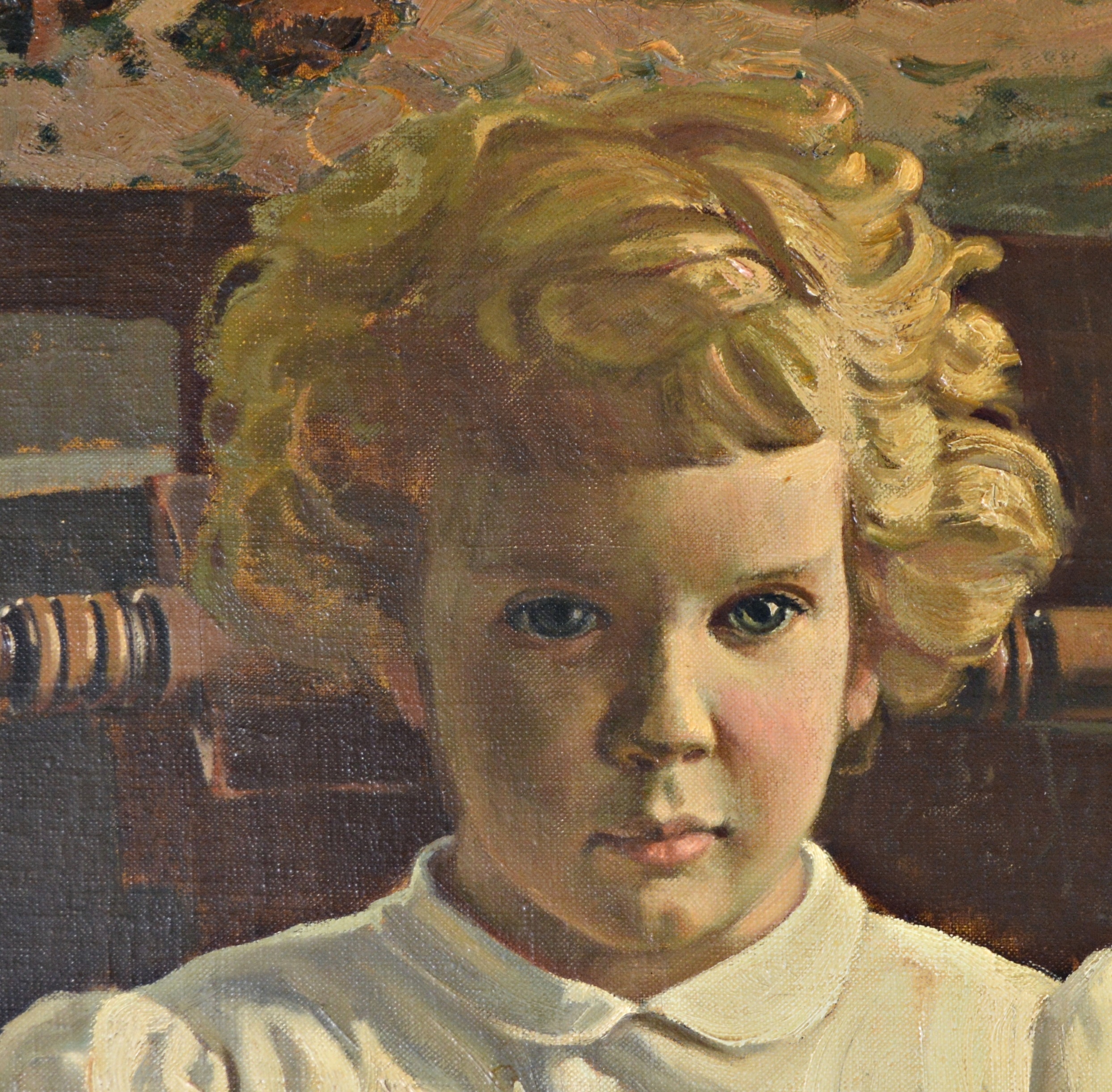 Edmond J. Fitzgerald Oil Painting "Portrait of Desme"