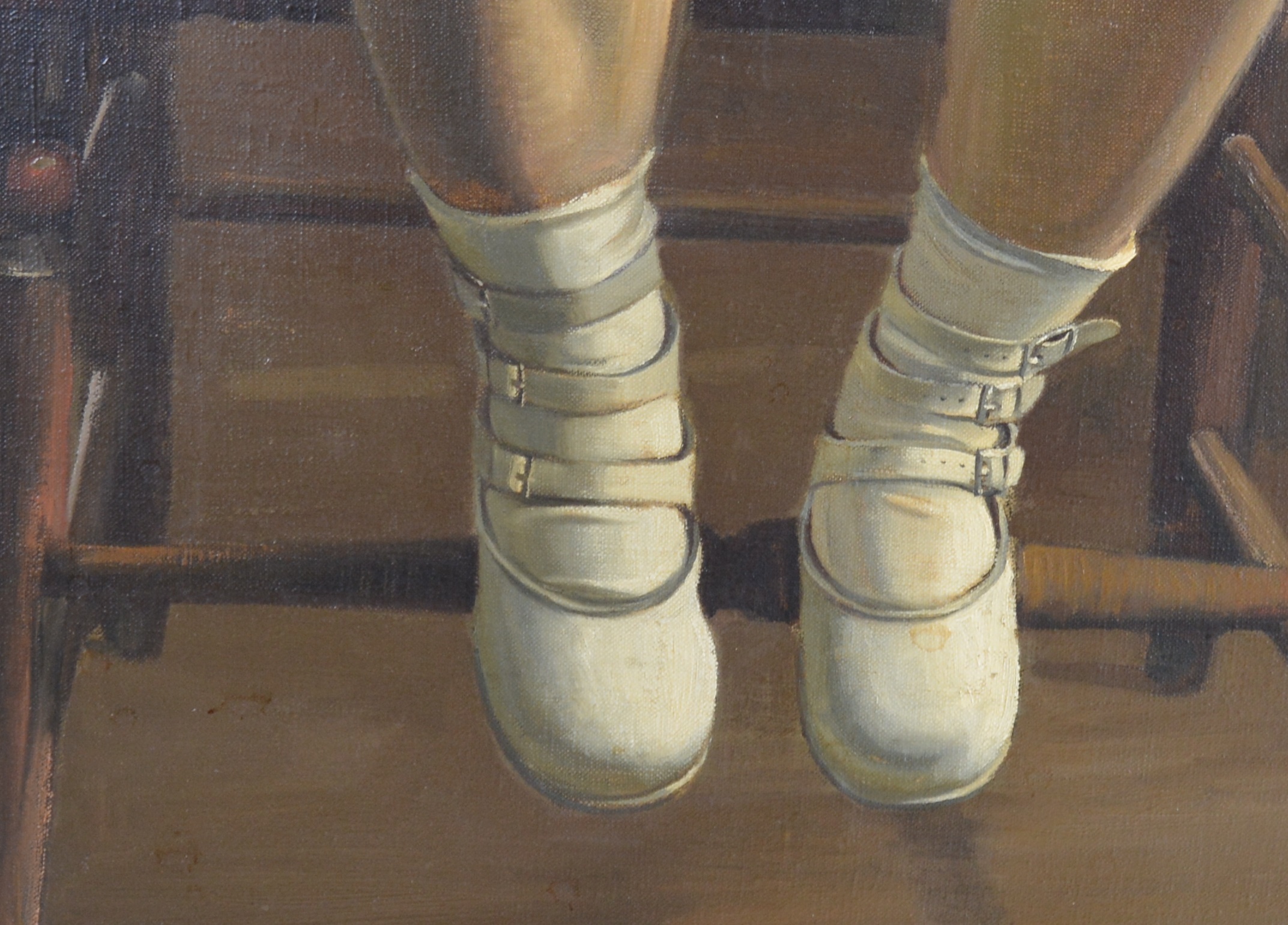 Edmond J. Fitzgerald Oil Painting "Portrait of Desme"