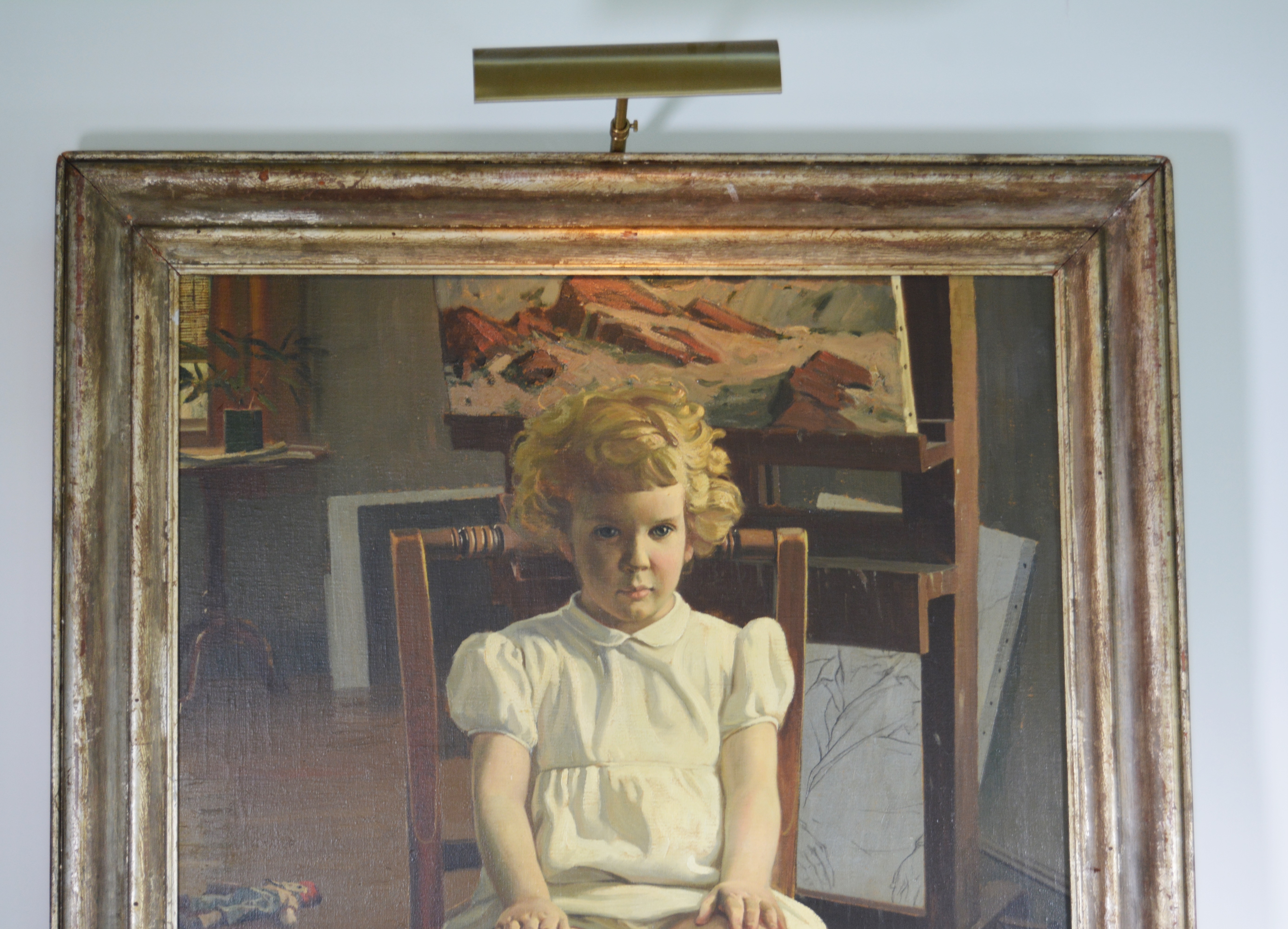 Edmond J. Fitzgerald Oil Painting "Portrait of Desme"