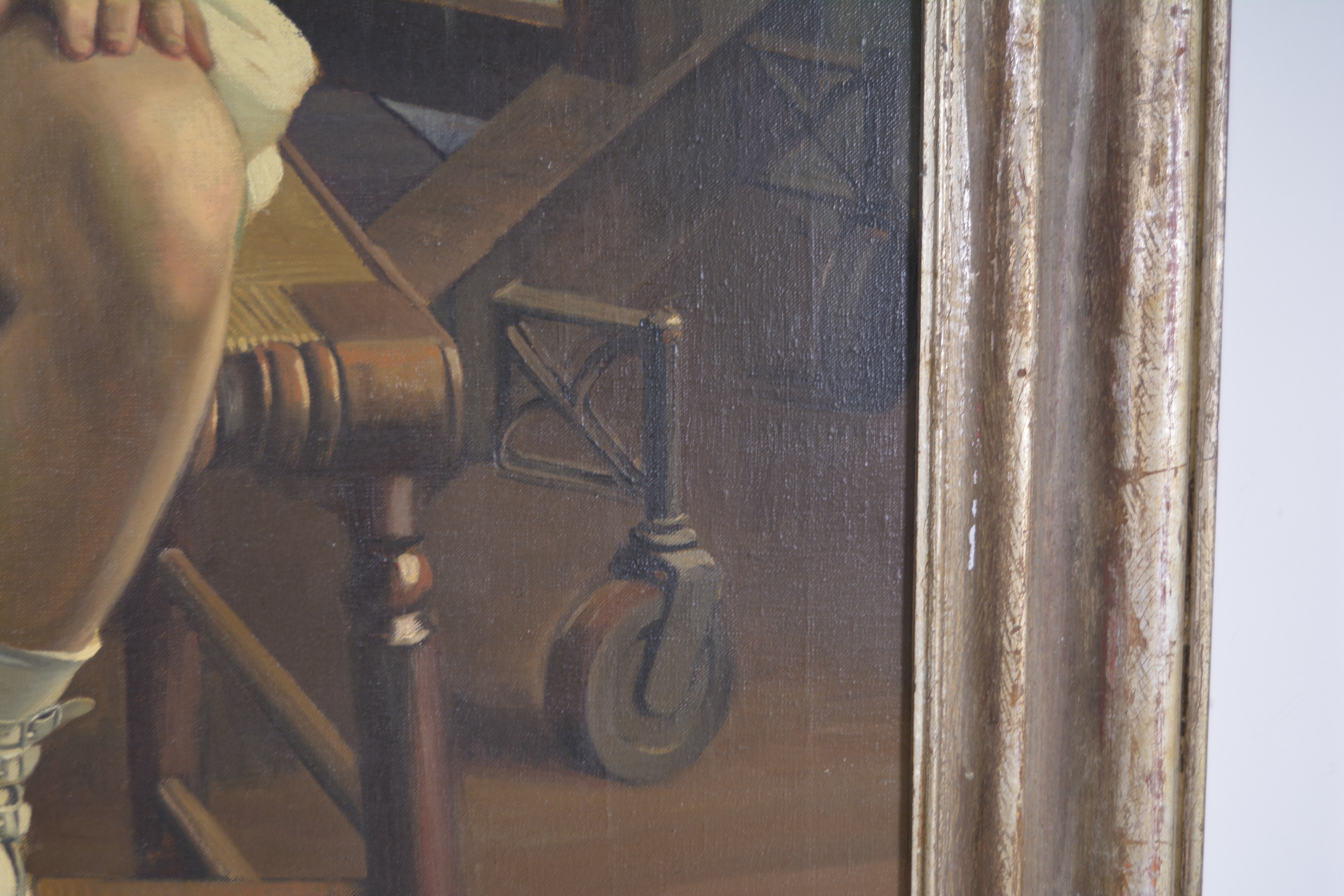 Edmond J. Fitzgerald Oil Painting "Portrait of Desme"