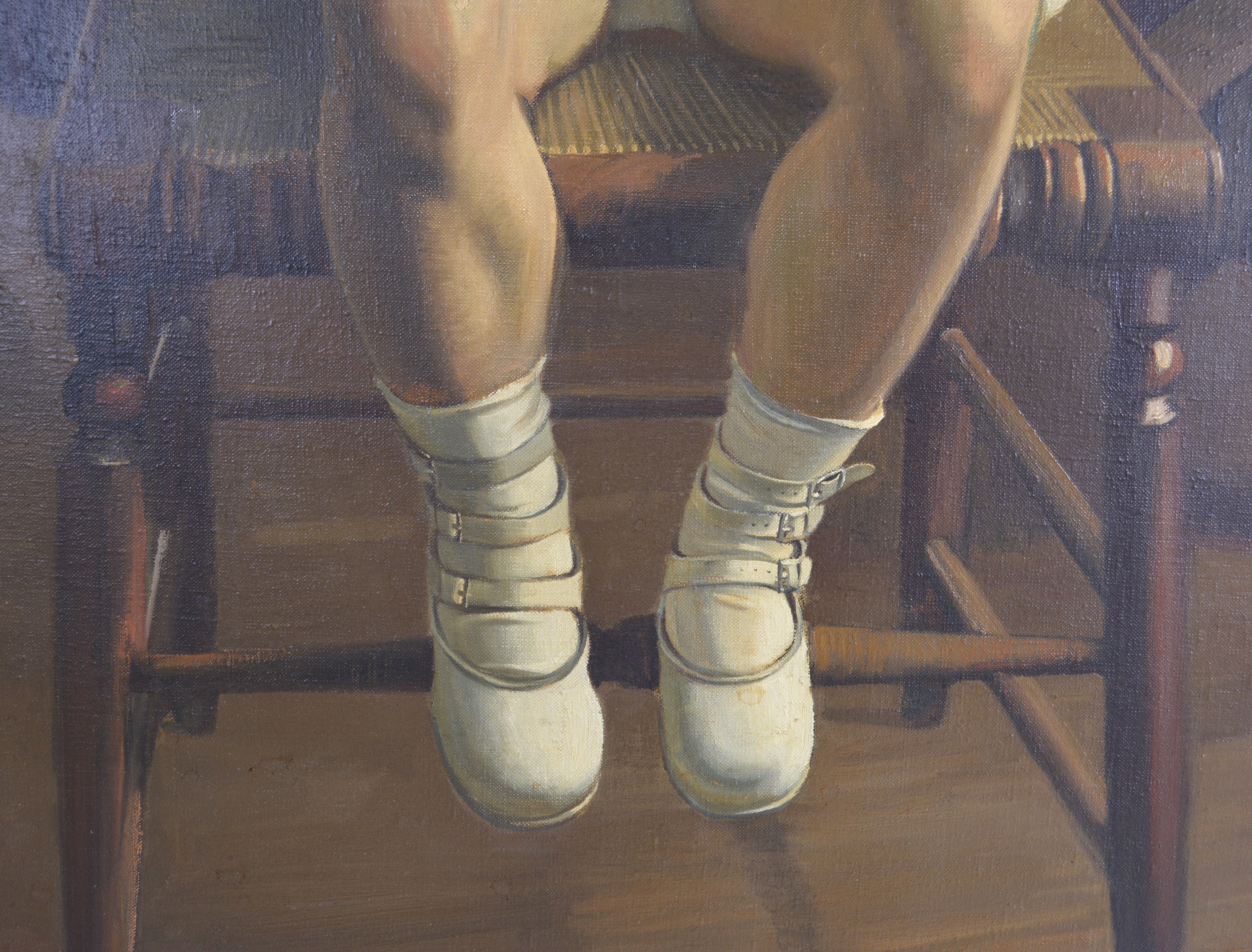 Edmond J. Fitzgerald Oil Painting "Portrait of Desme"