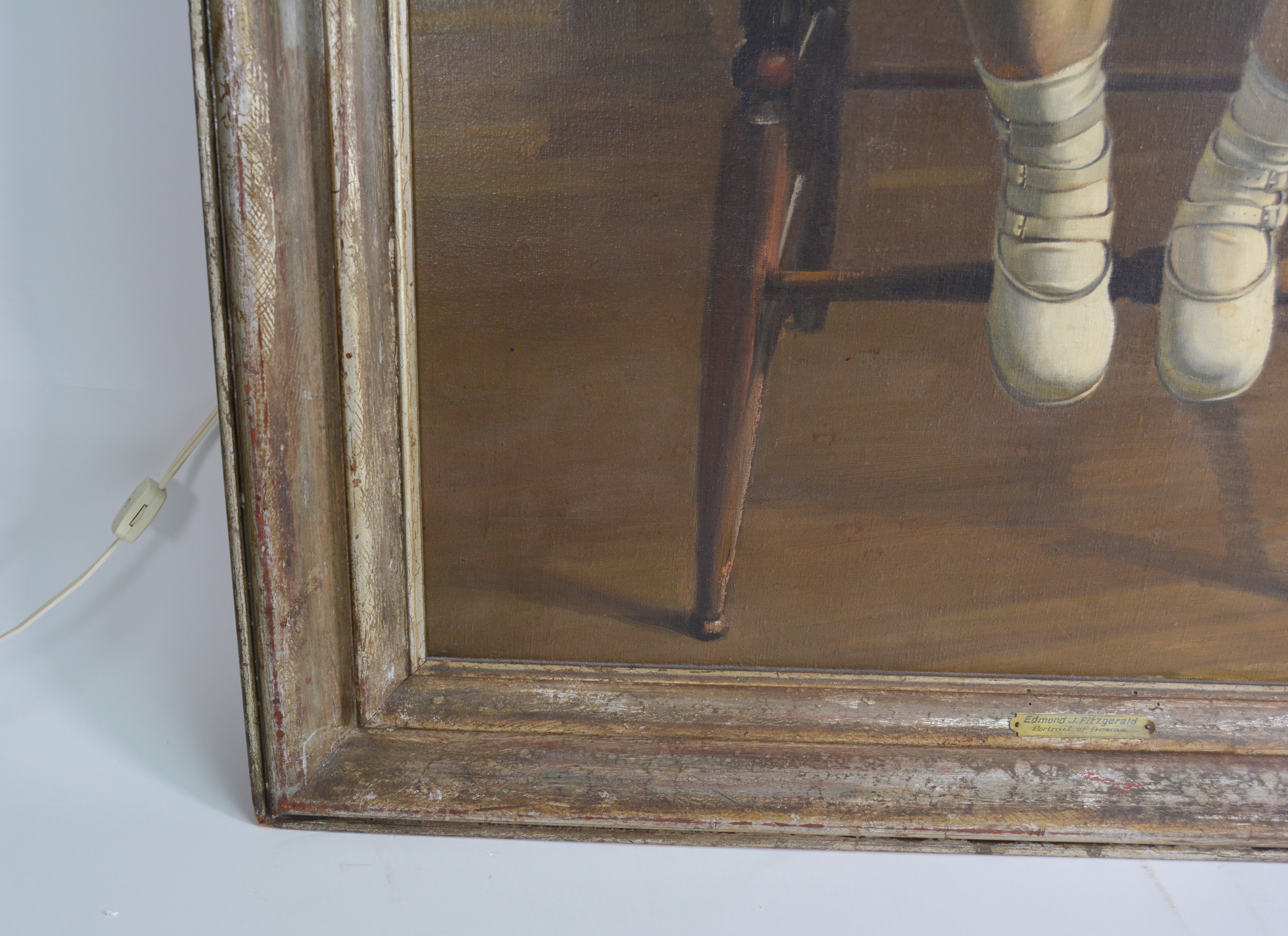 Edmond J. Fitzgerald Oil Painting "Portrait of Desme"