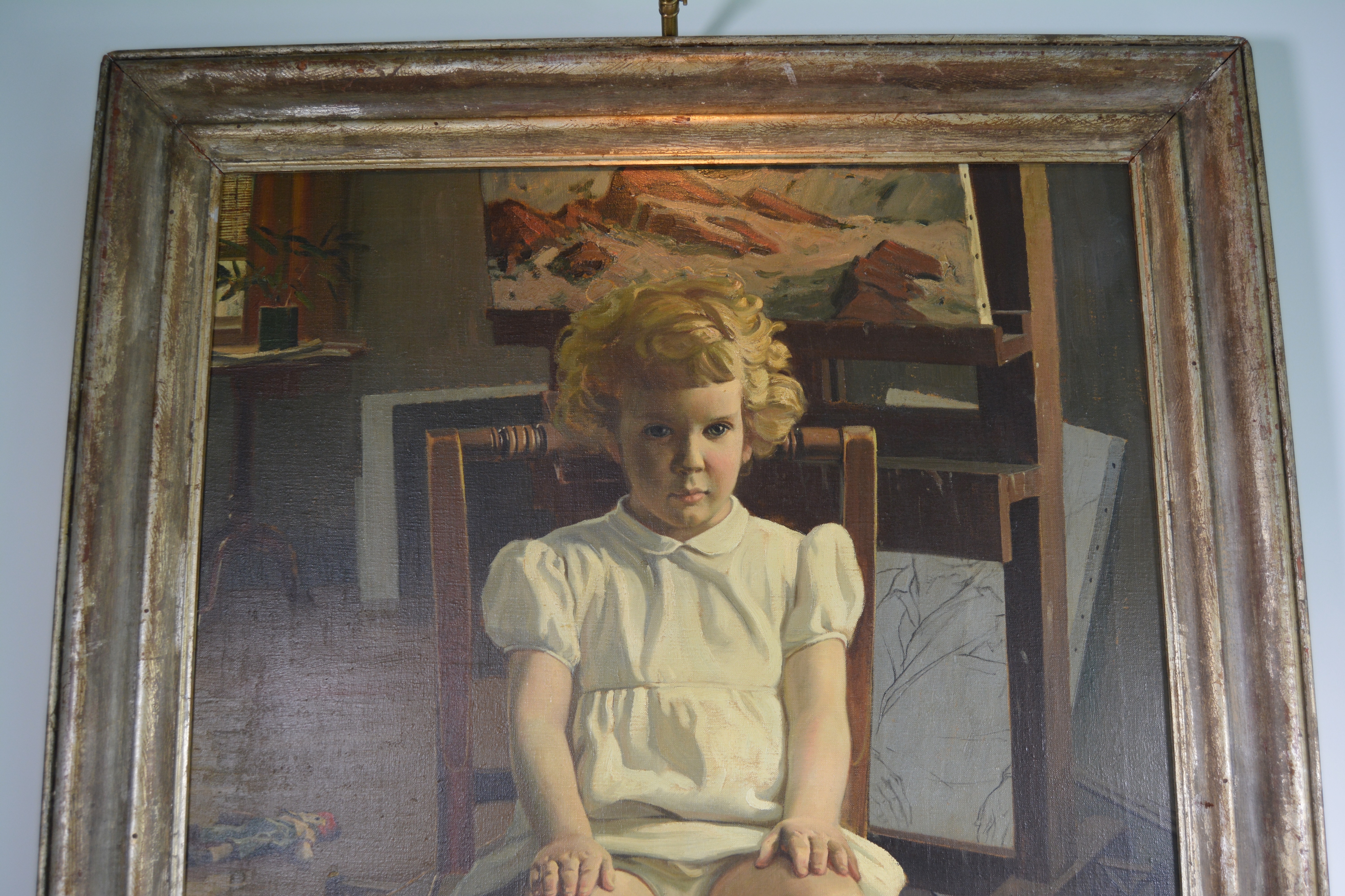 Edmond J. Fitzgerald Oil Painting "Portrait of Desme"