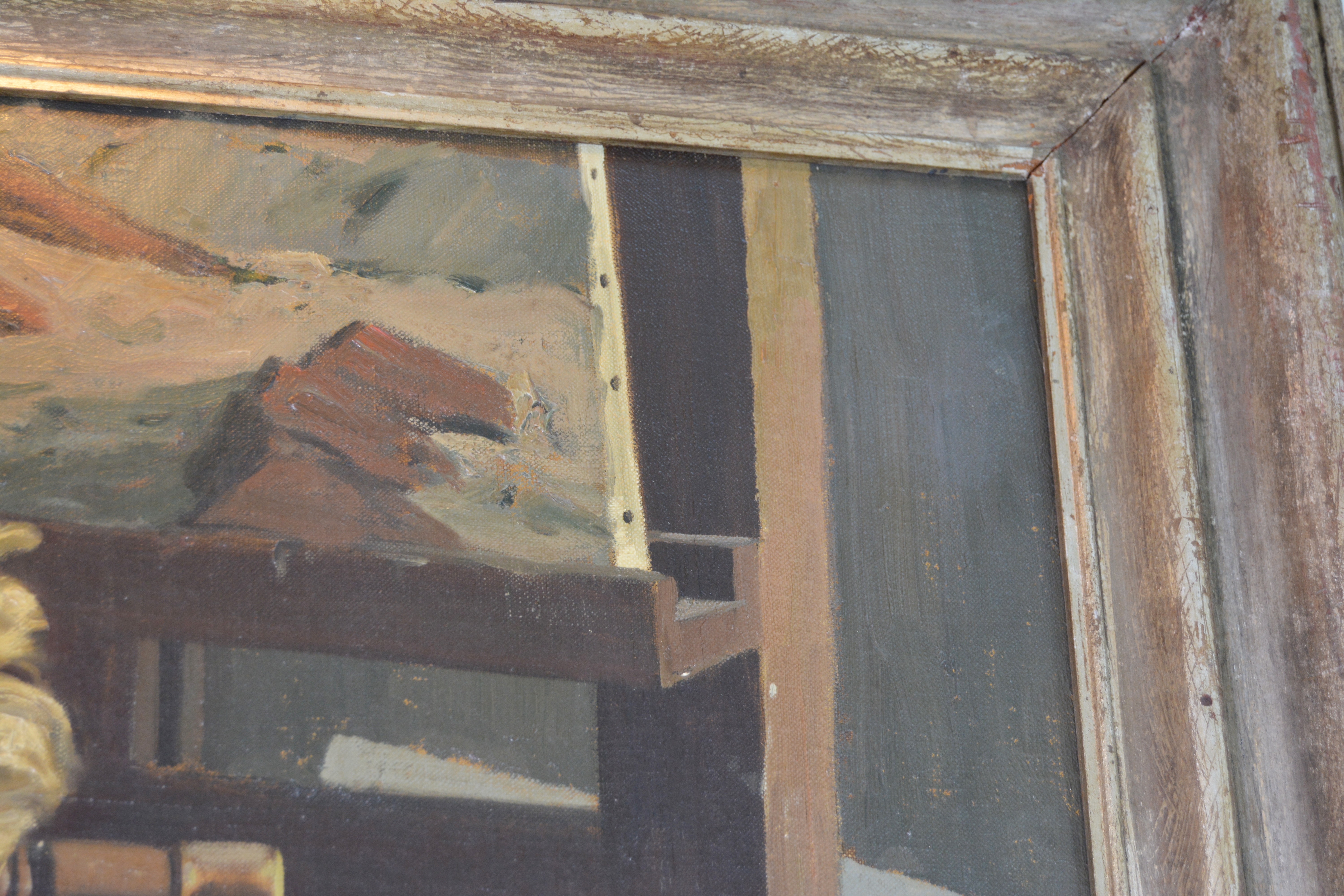 Edmond J. Fitzgerald Oil Painting "Portrait of Desme"