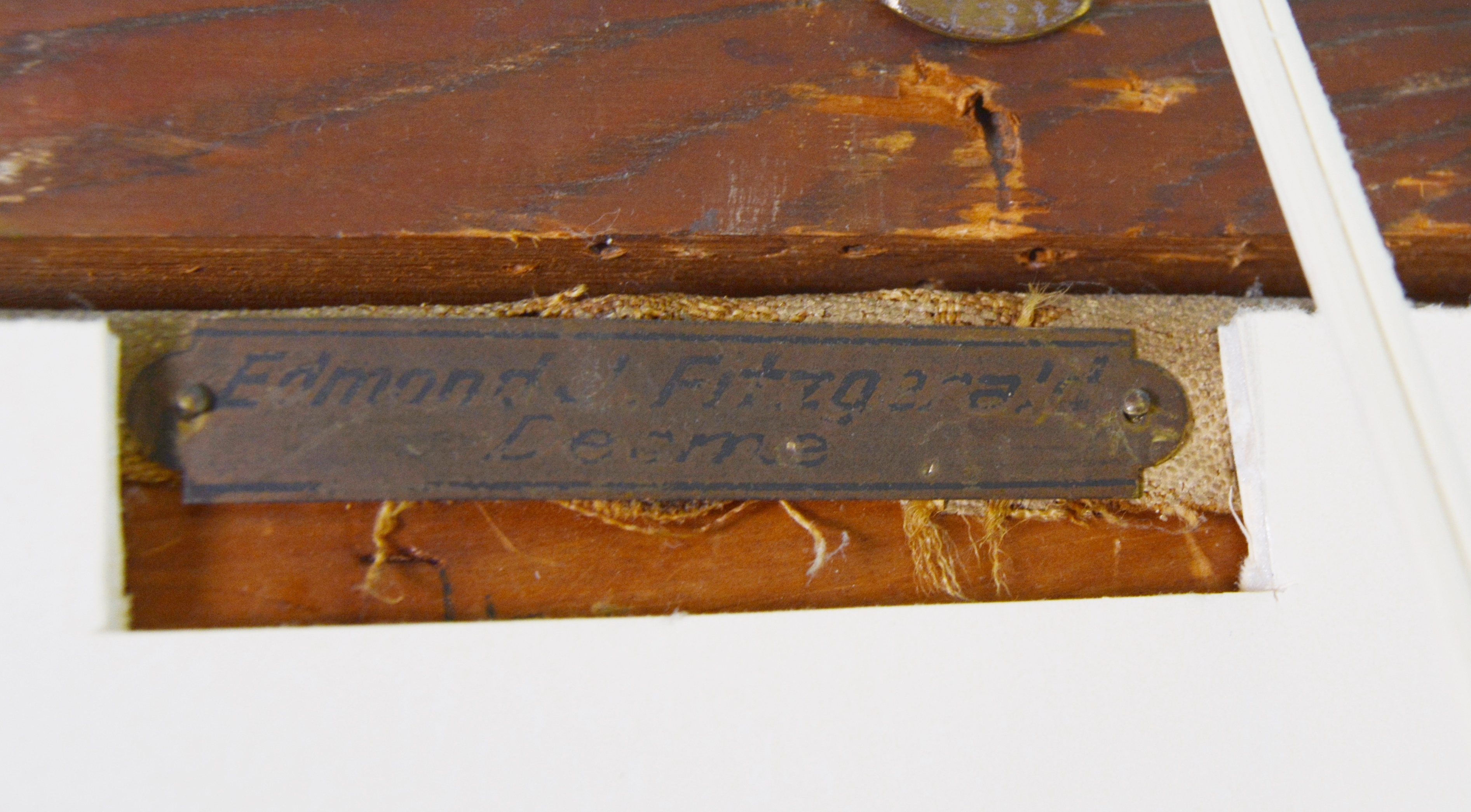 Edmond J. Fitzgerald Oil Painting "Portrait of Desme"