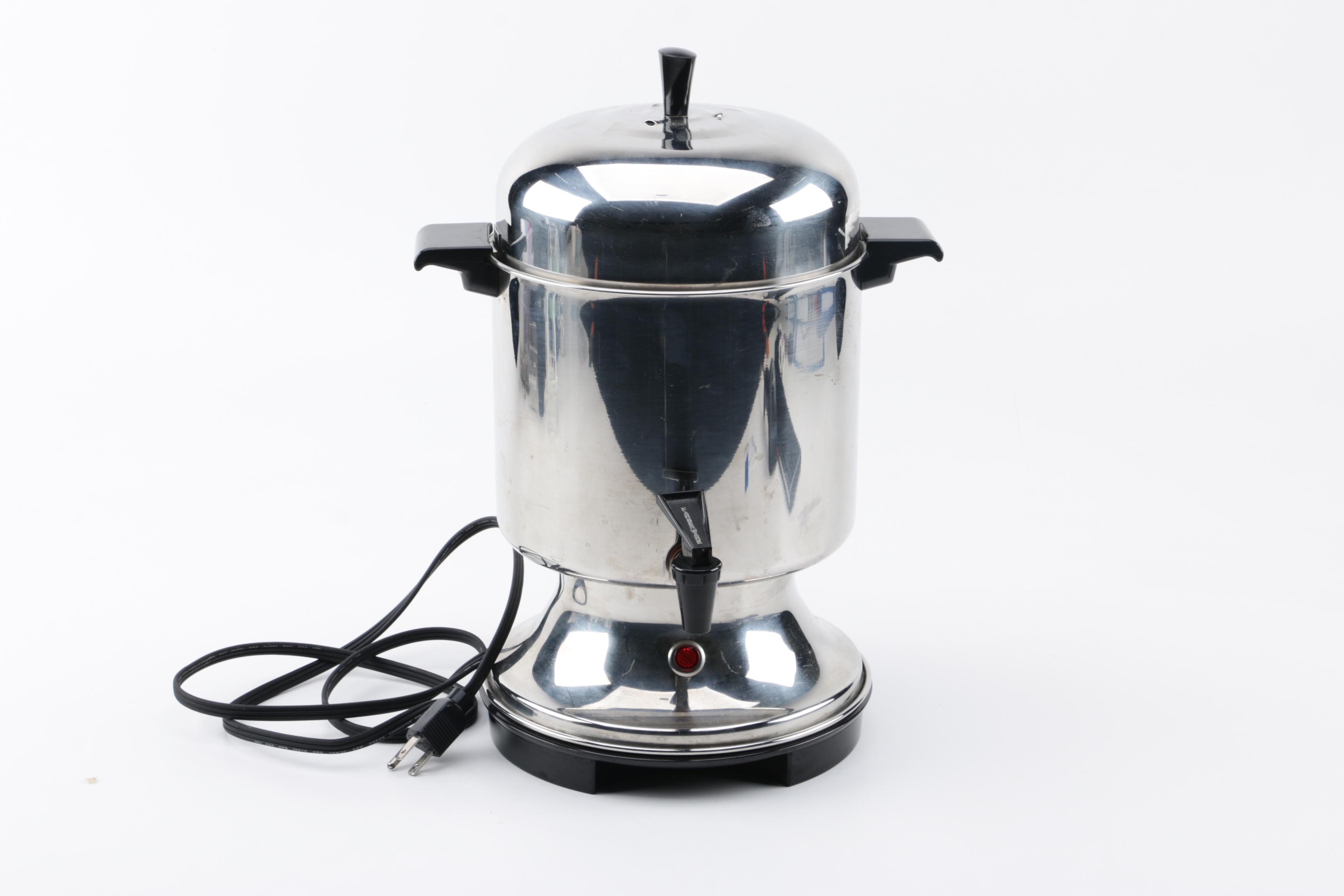 Crock-Pot BBQ Pit, Farberware Coffee Maker, Zojirushi Air Pot, and More