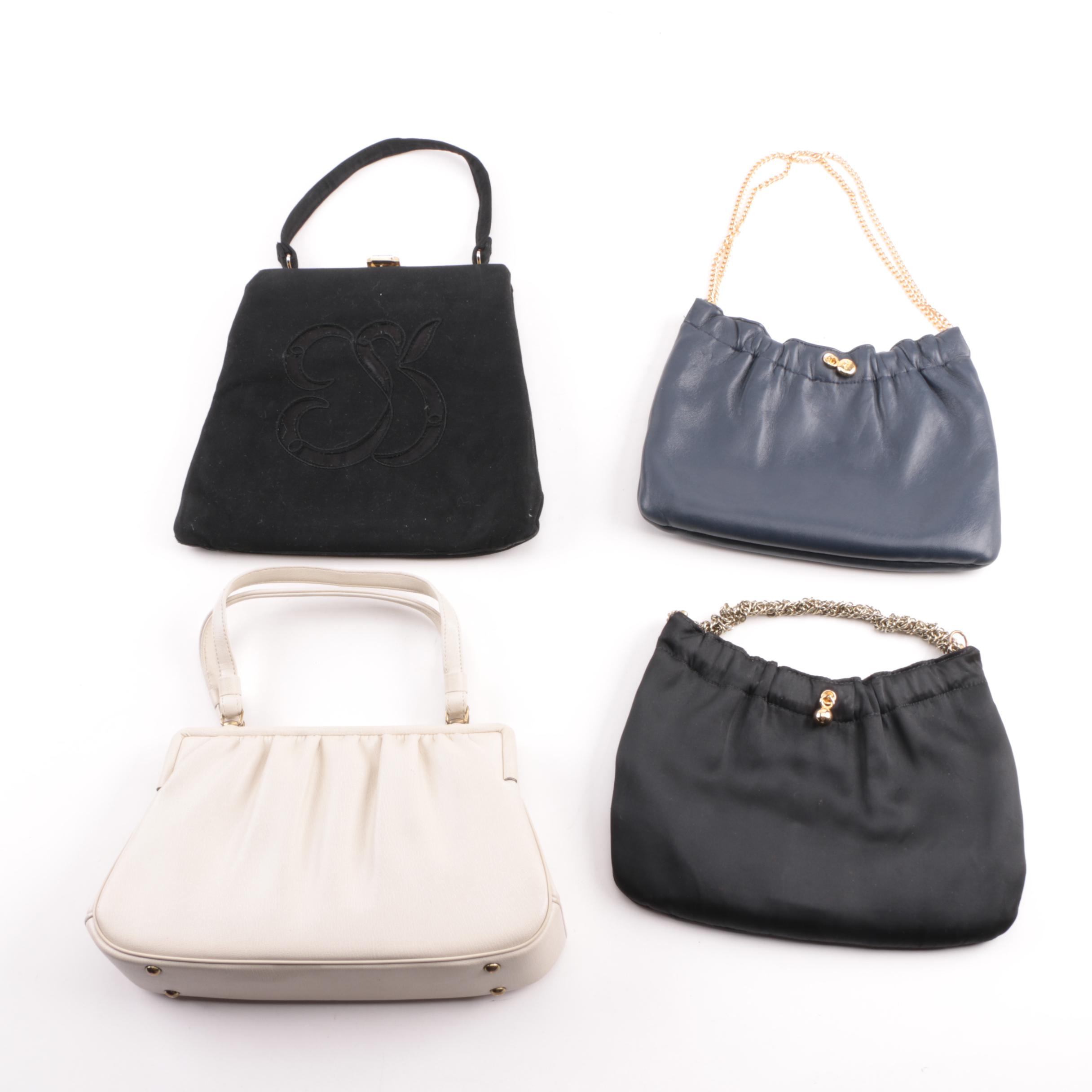 1960s Structured Handbags Including A L'Osurve Matique Paris, Andé and Etra