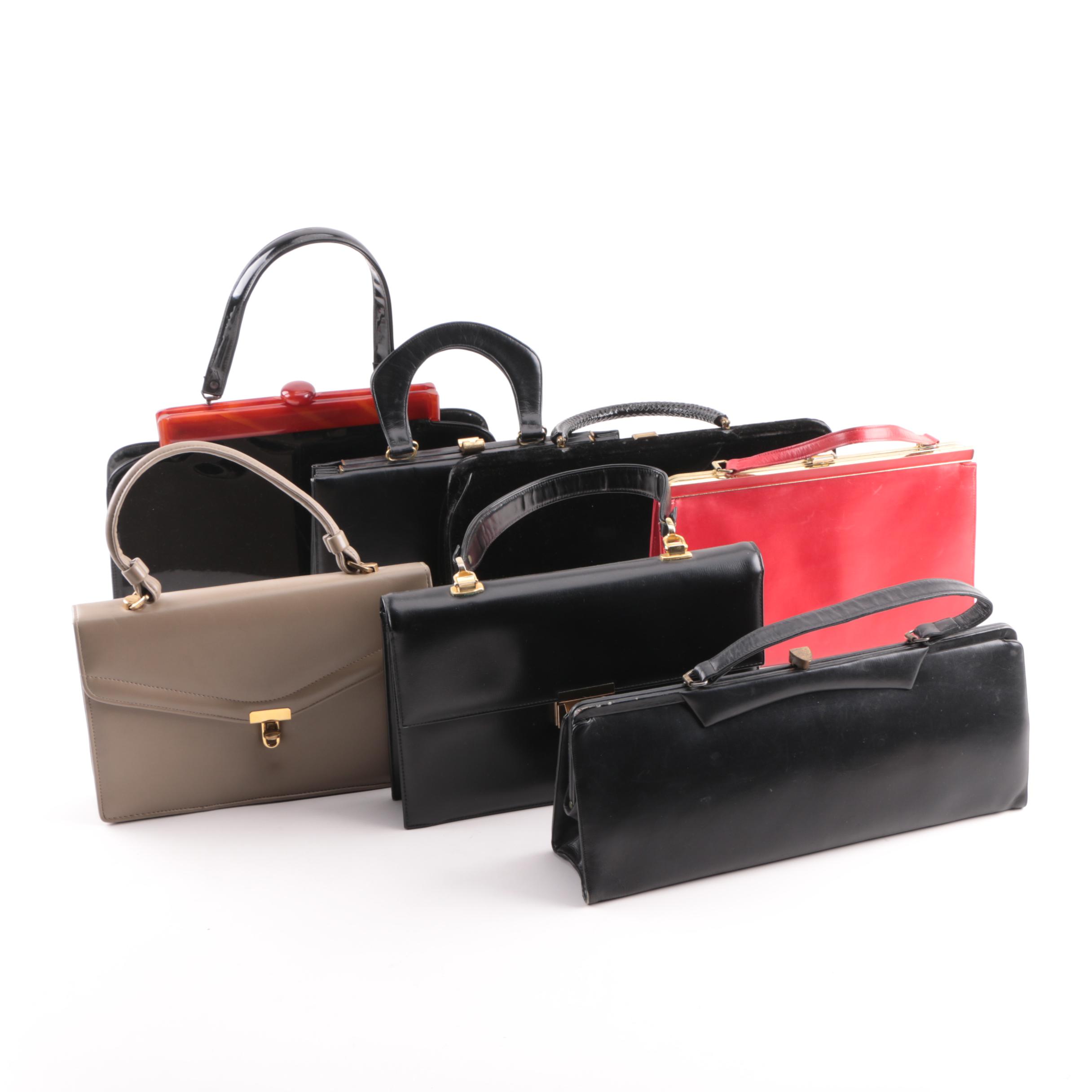 1960s Top Handle Handbags Including Morris Moskowitz, Rich Craft and Susan Gail