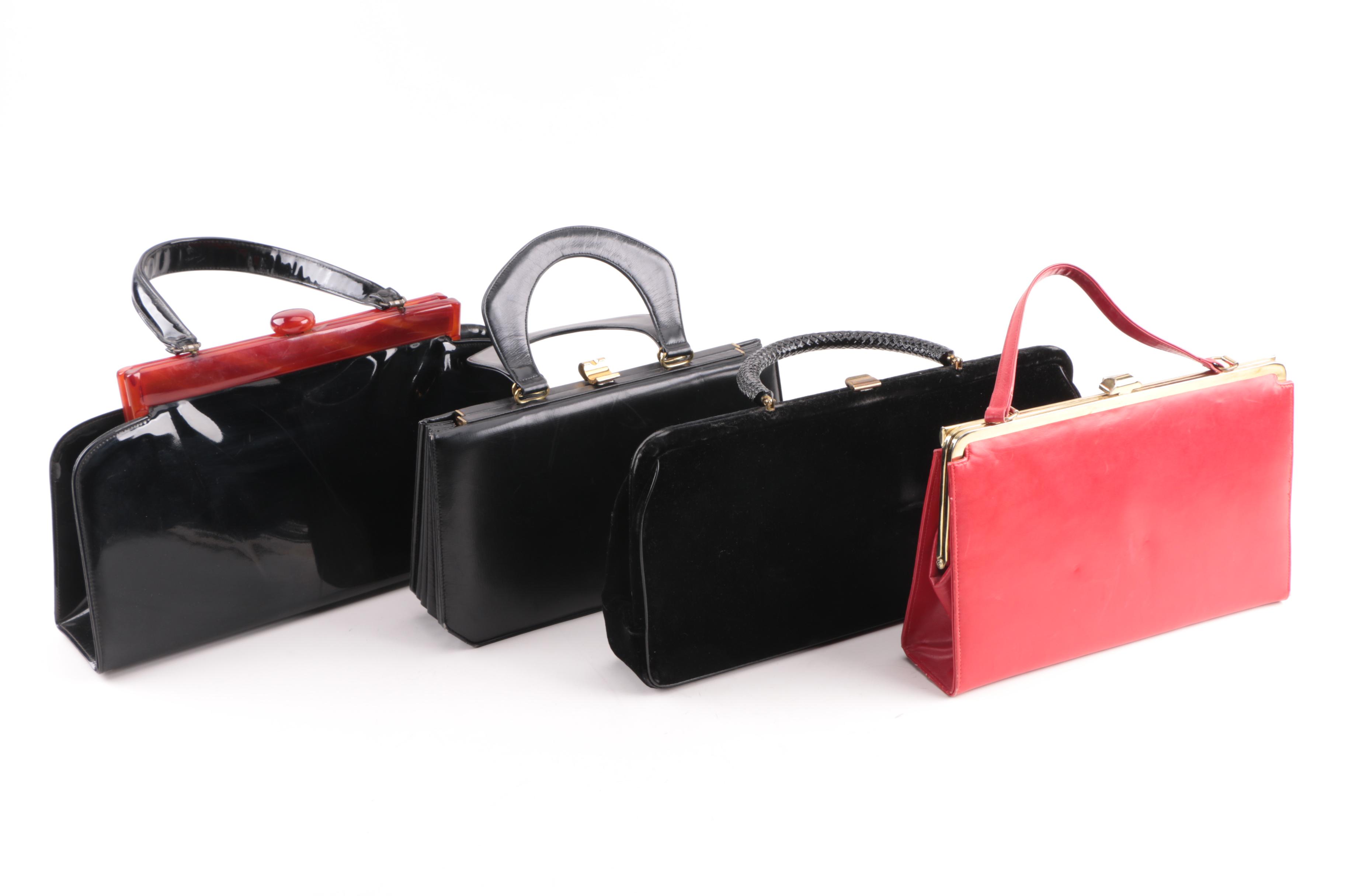 1960s Top Handle Handbags Including Morris Moskowitz, Rich Craft and Susan Gail