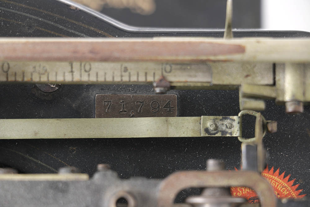 Vintage Remington Standard Typewriter, Button and Framed Advertisement