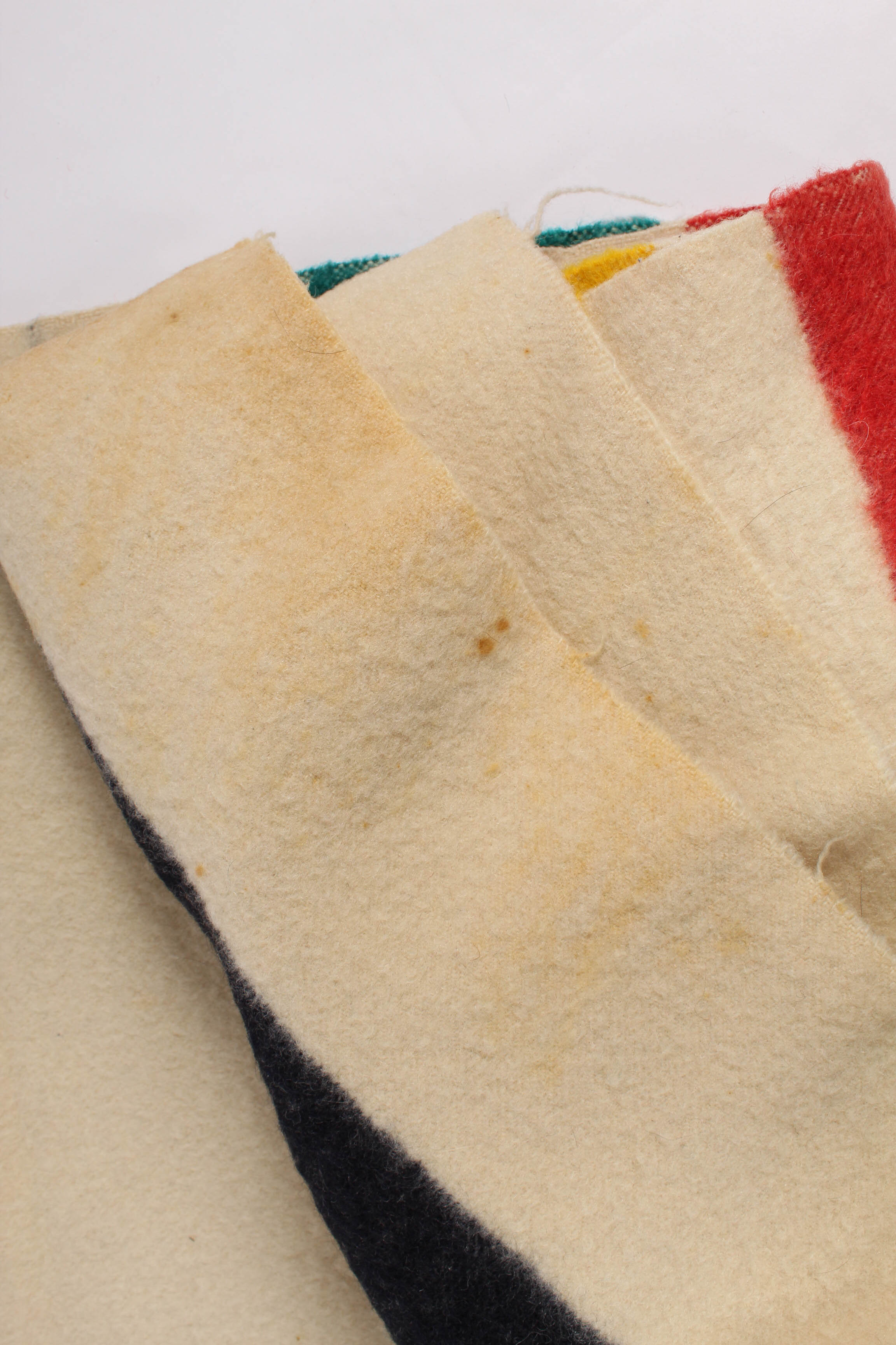 Vintage Hudson's Bay Point Wool Blanket