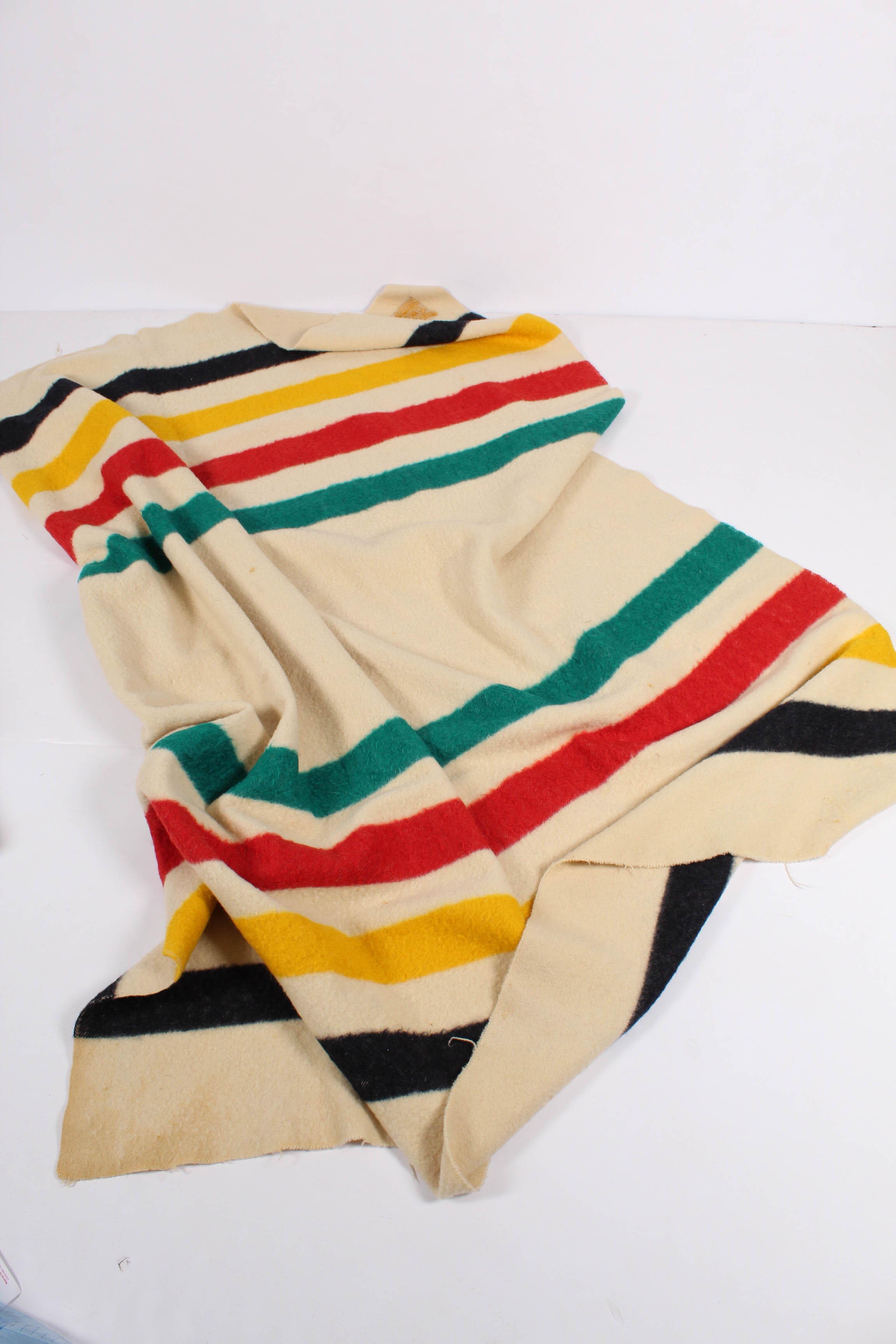 Vintage Hudson's Bay Point Wool Blanket