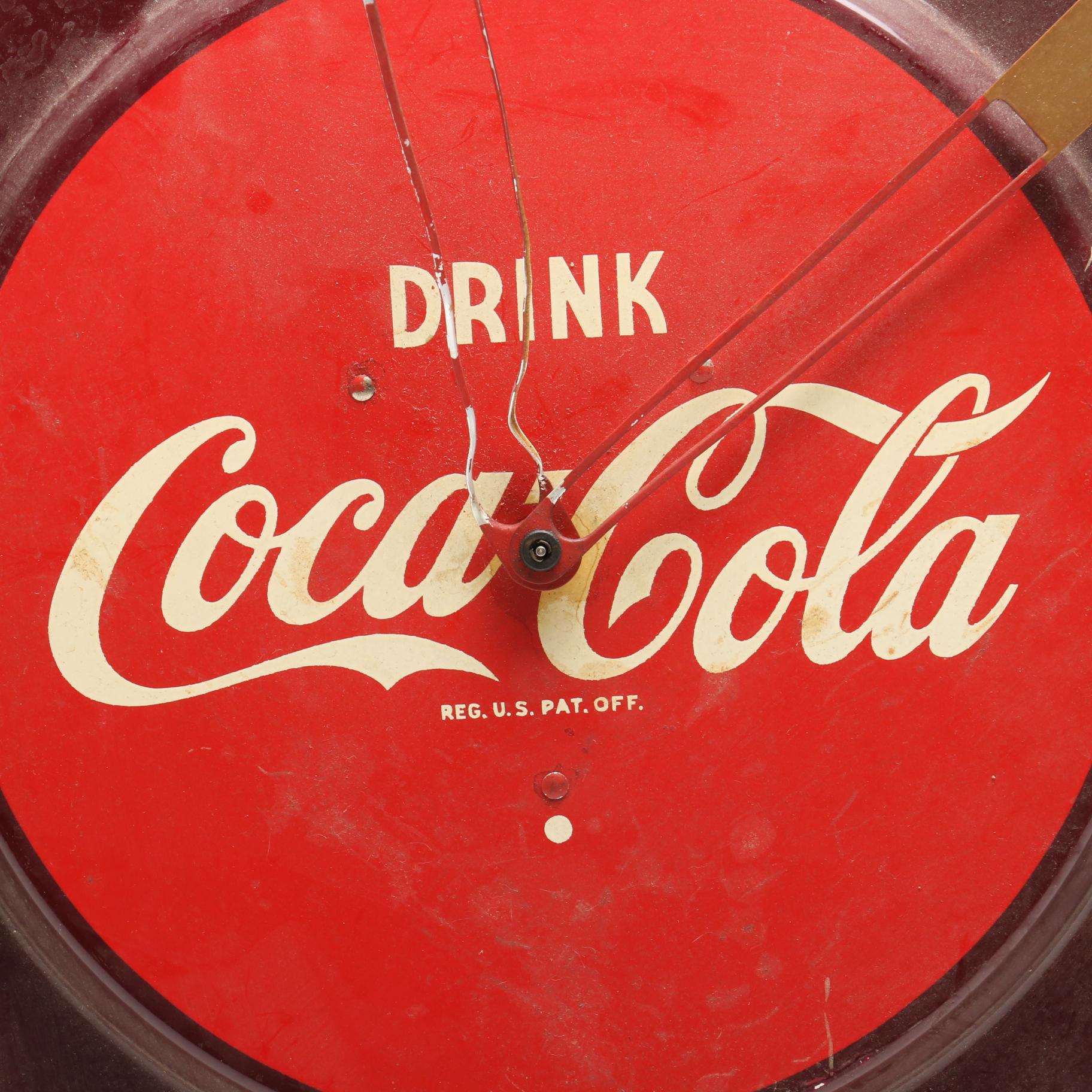 Vintage "Coca-Cola" Advertising Wall Clock