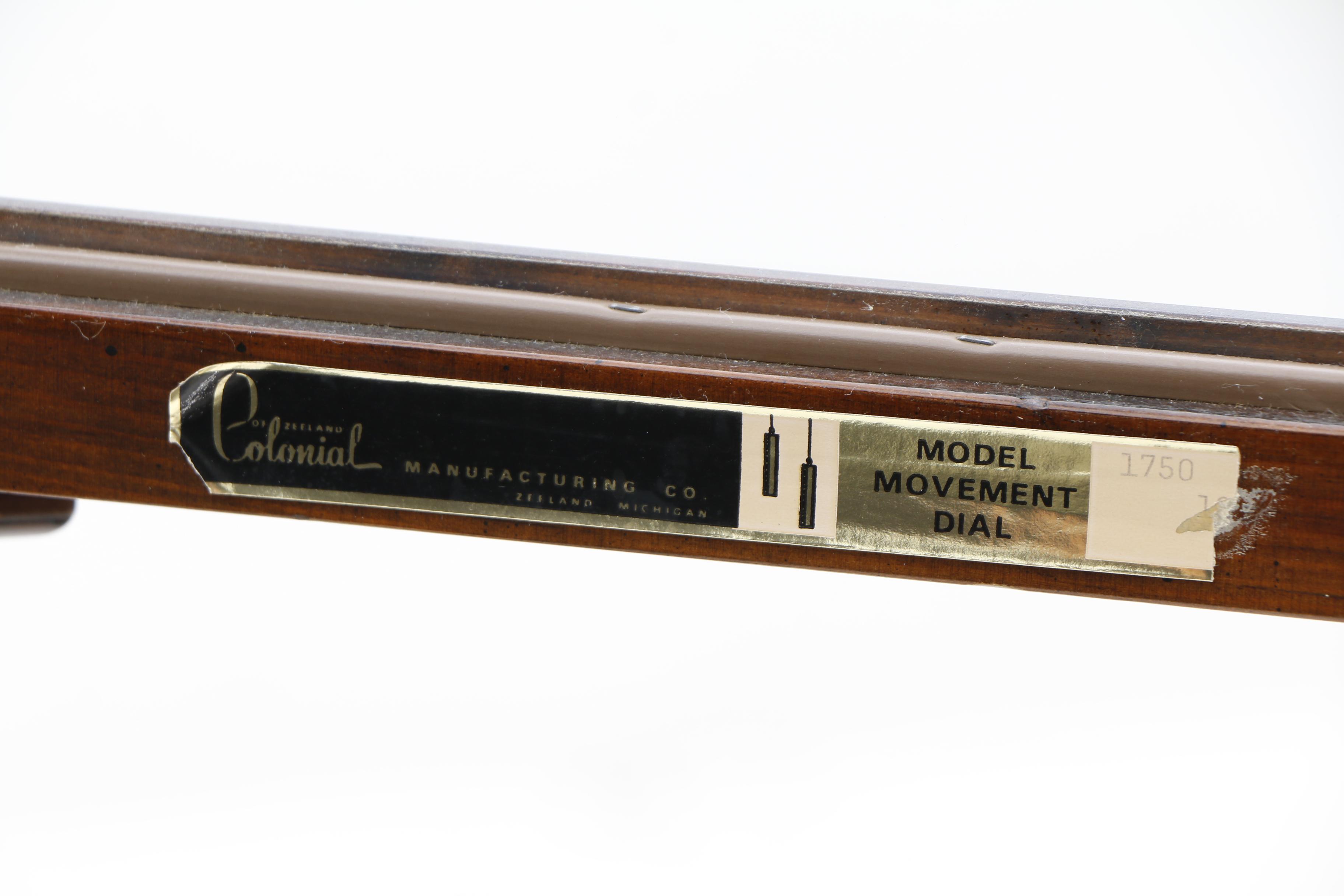 Vintage Colonial of Zeeland Grandmother Clock