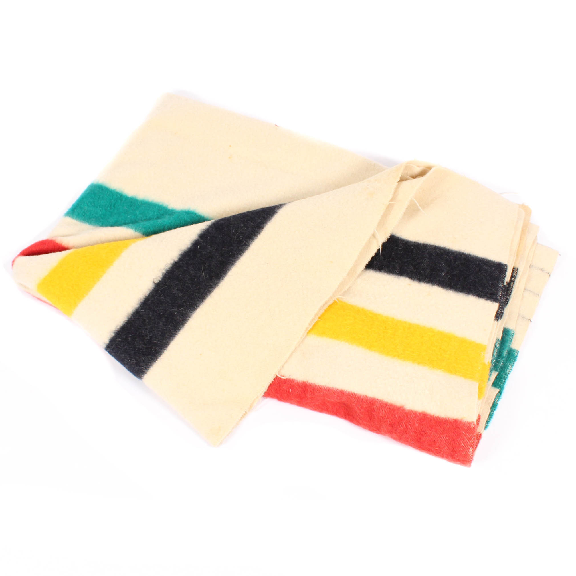Vintage Hudson's Bay Point Wool Blanket