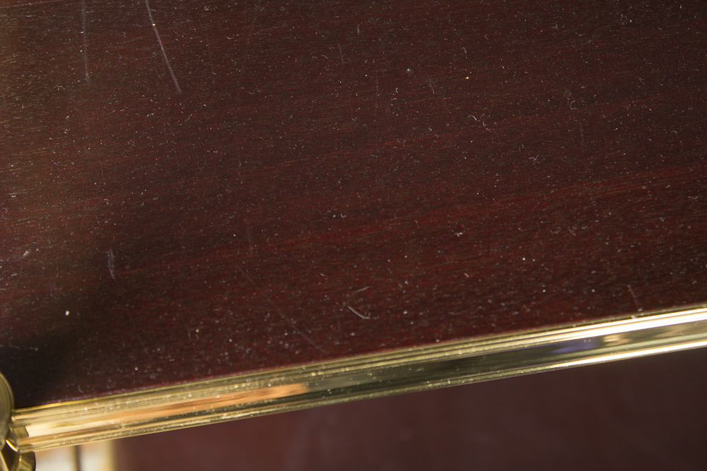 Hollywood Regency Style Gold Shelving Units