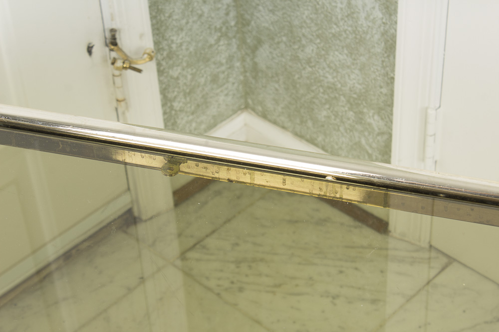 Smoky Glass and Mirrored Three Tier Gold Cart