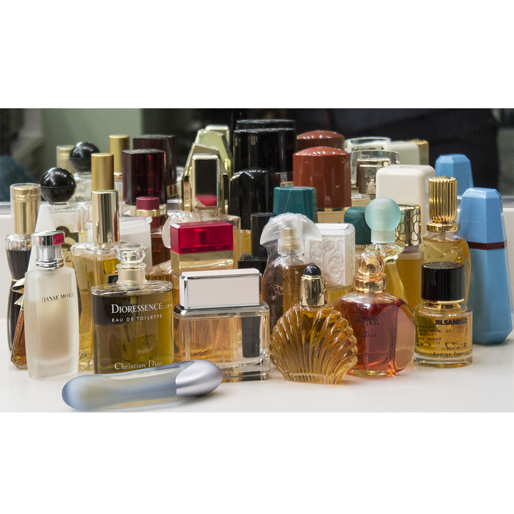 Perfume Including Christian Dior, Chanel, and Oscar de la Renta