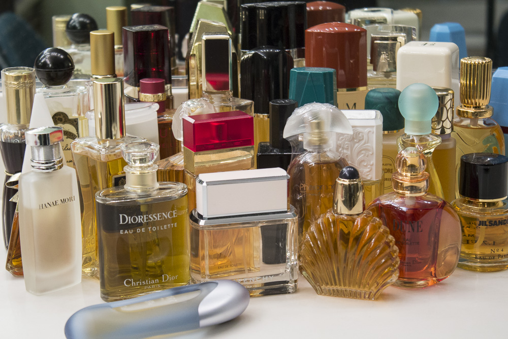 Perfume Including Christian Dior, Chanel, and Oscar de la Renta