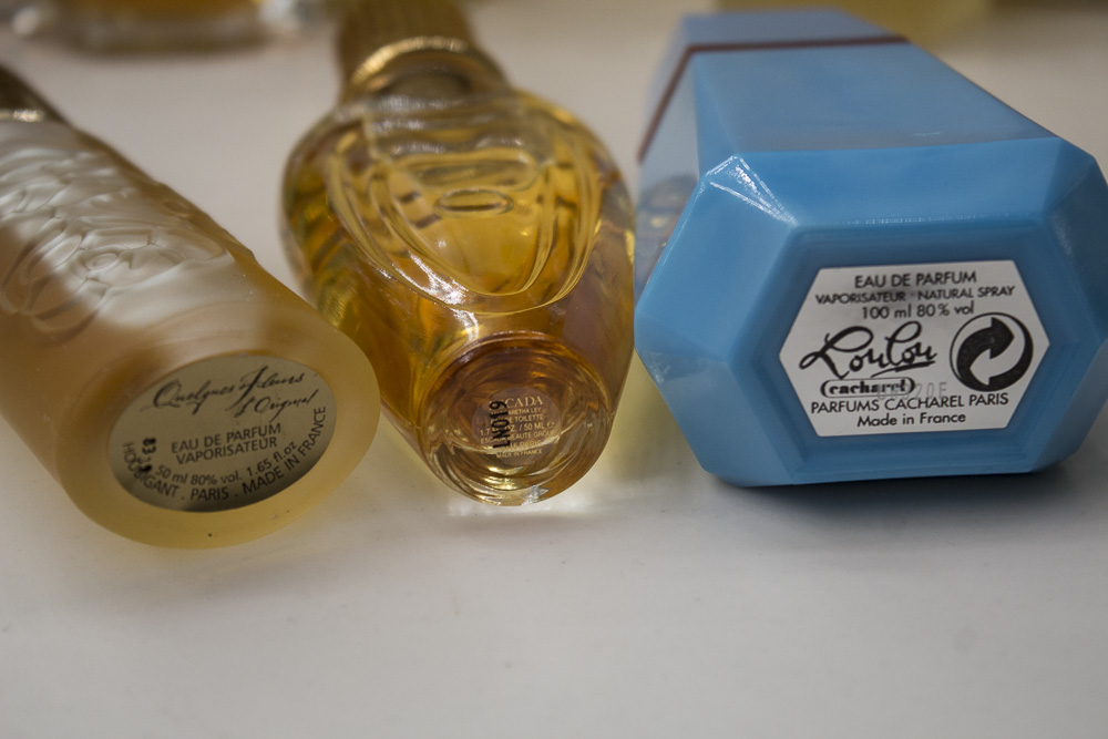 Perfume Including Christian Dior, Chanel, and Oscar de la Renta
