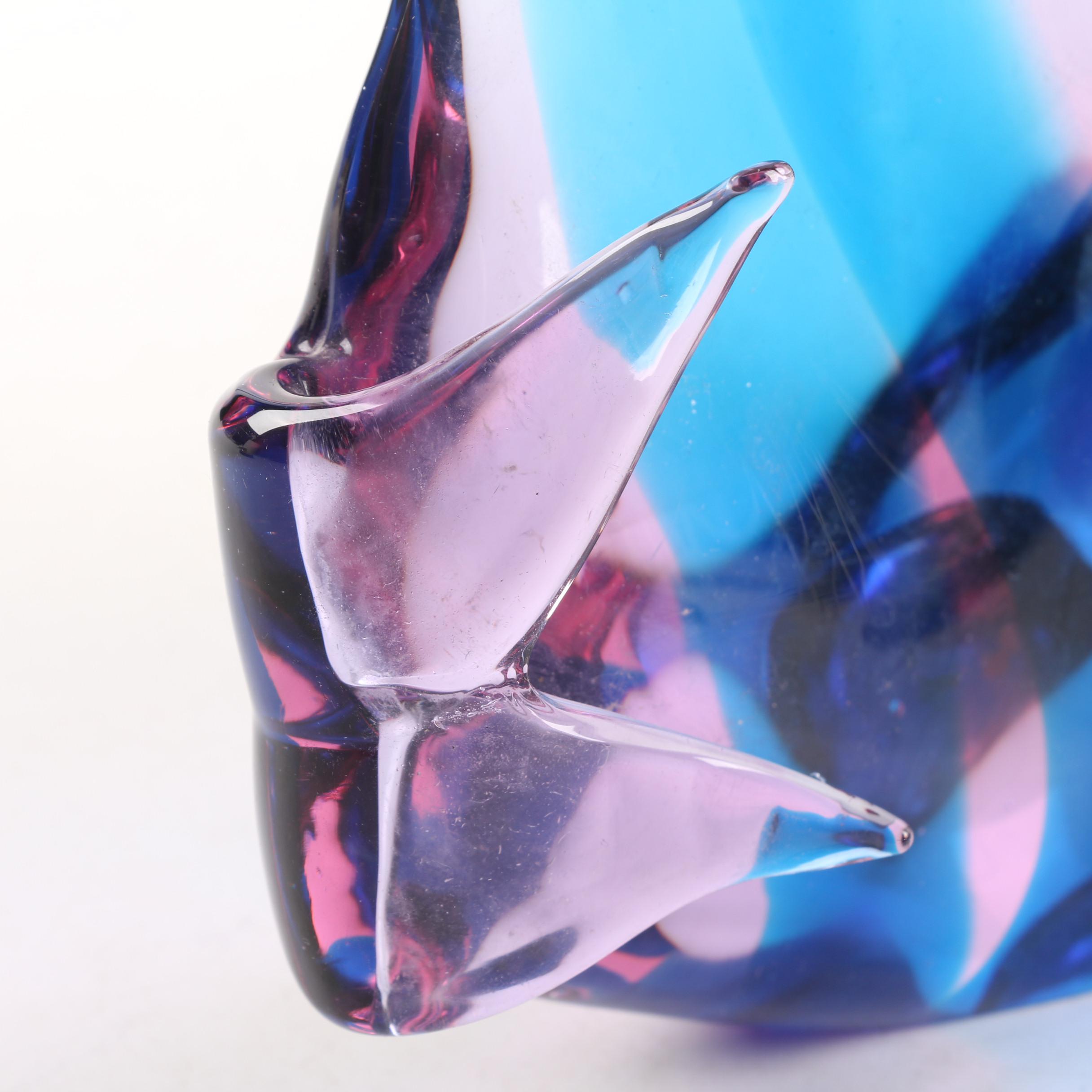 Renato Anatrà Murano Glass Fish Sculpture