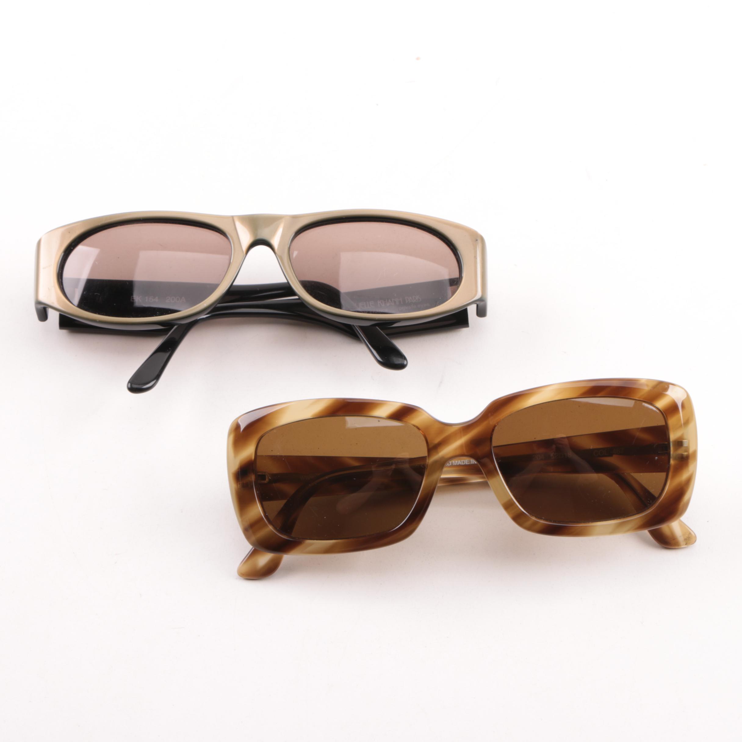Morgenthal-Frederics and Emanuelle Khanh Sunglasses